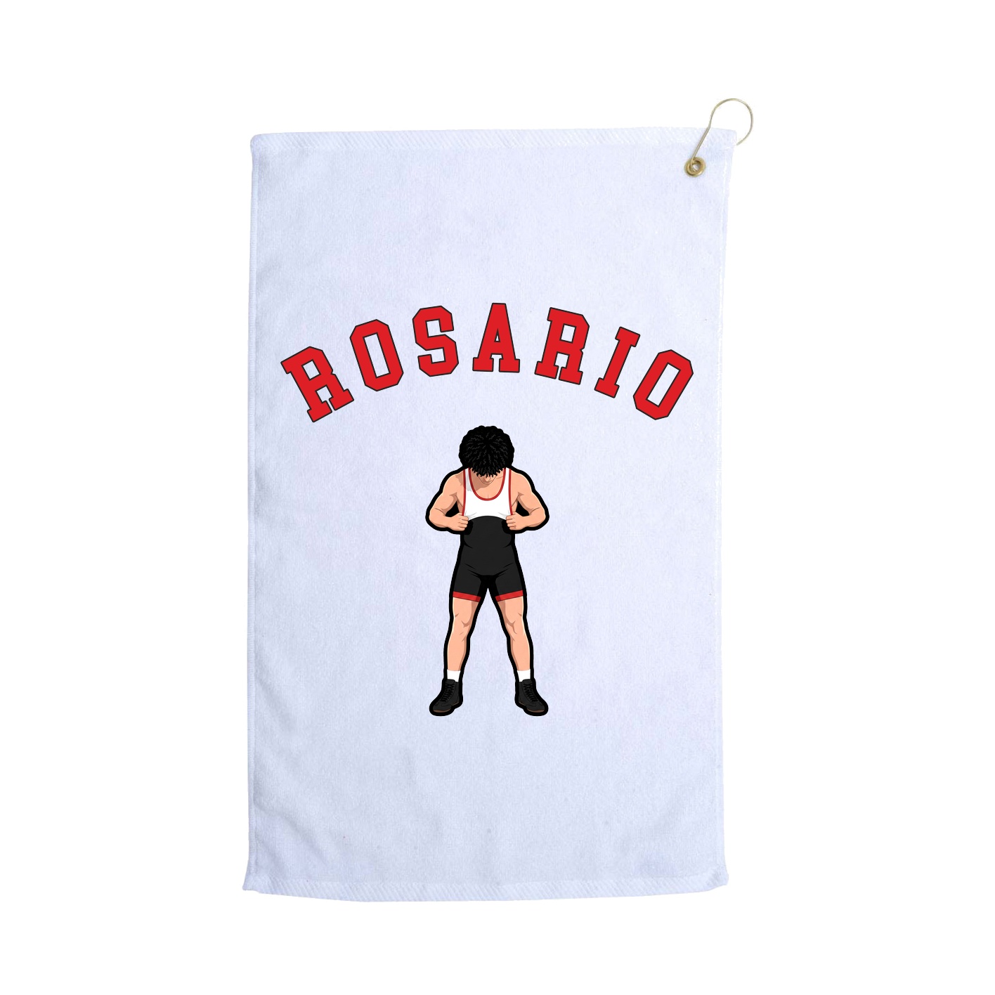 Golf Towel — Shirsey Arch in White