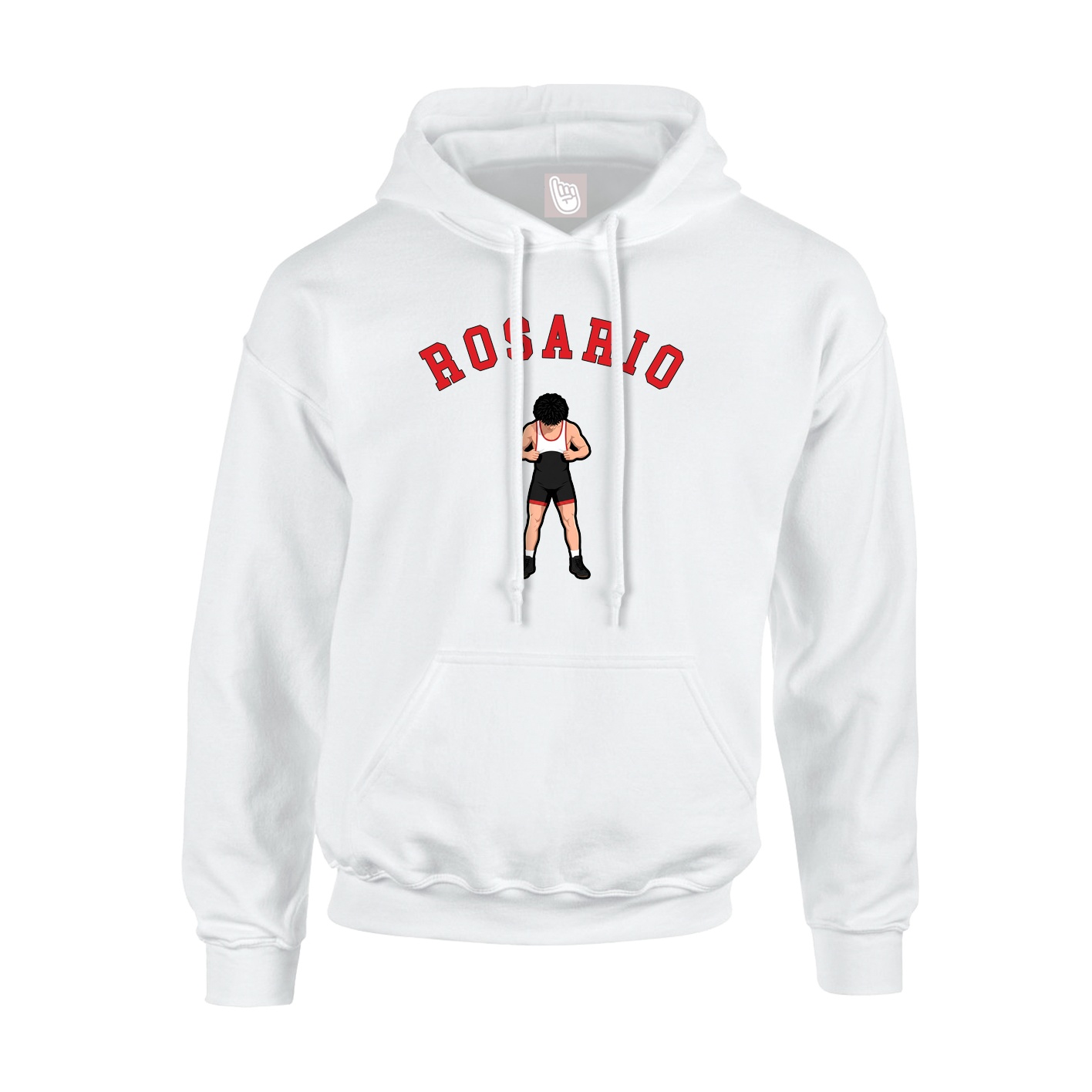 Youth Hoodie — Shirsey Arch in White