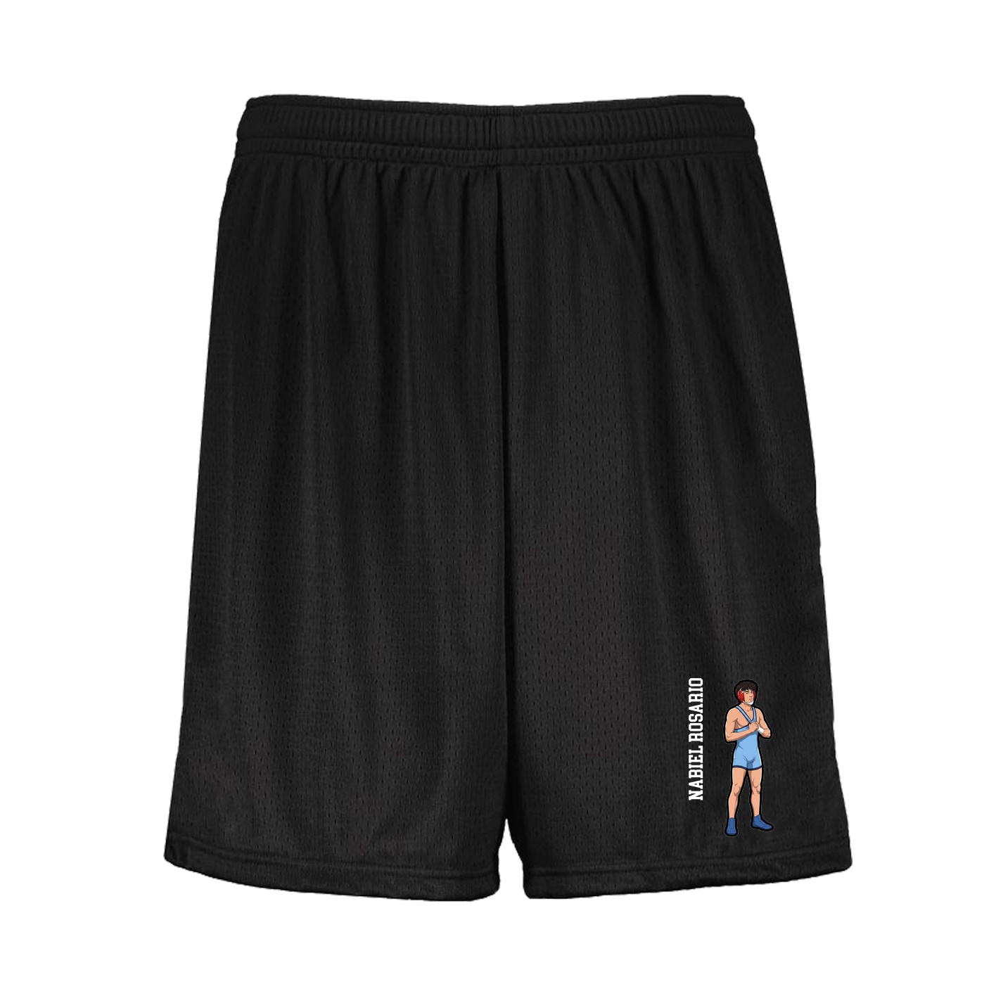 Shorts — Name Vertical in Black