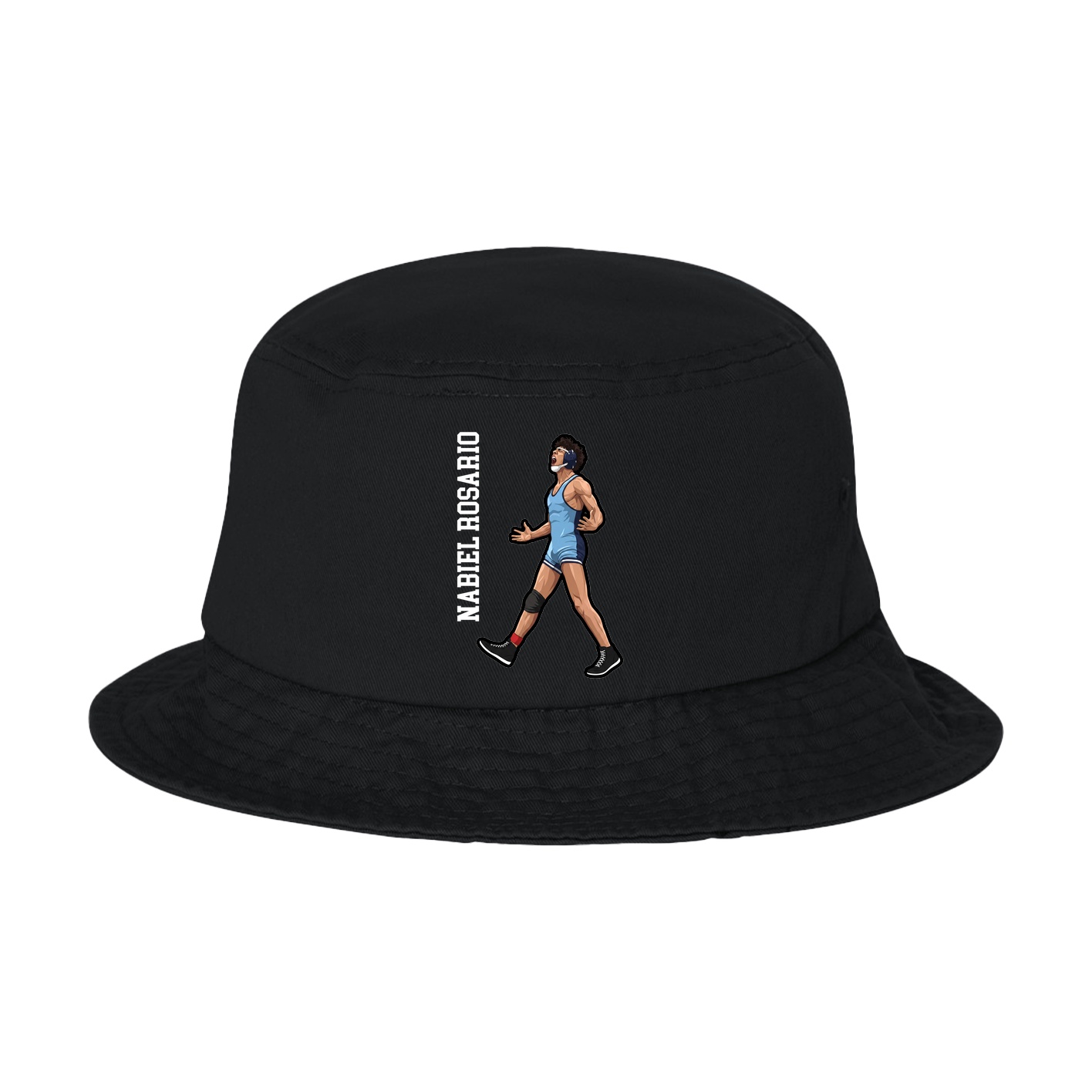 Bucket Cap — Name Vertical in Black