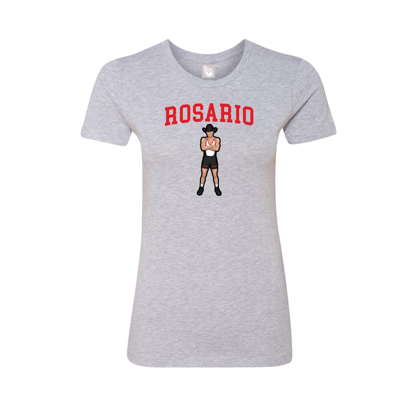 Fitted Women's Tee — Shirsey in Grey
