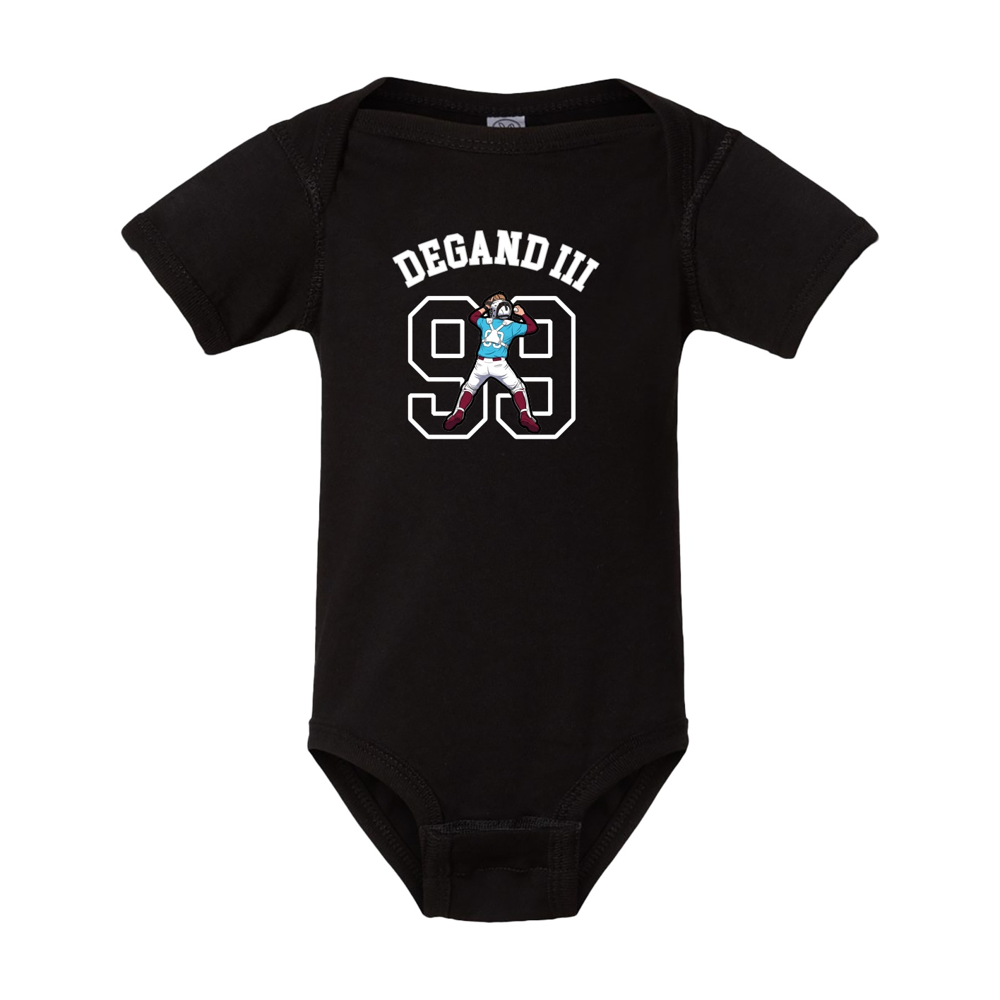 Baby Onesie — Shirsey Arch in Black
