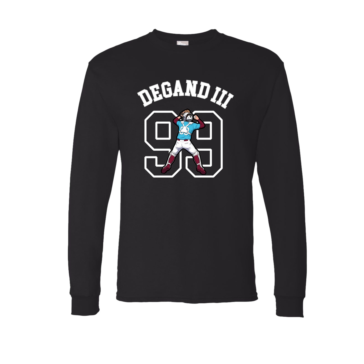 Long Sleeve Tee — Shirsey Arch in Black