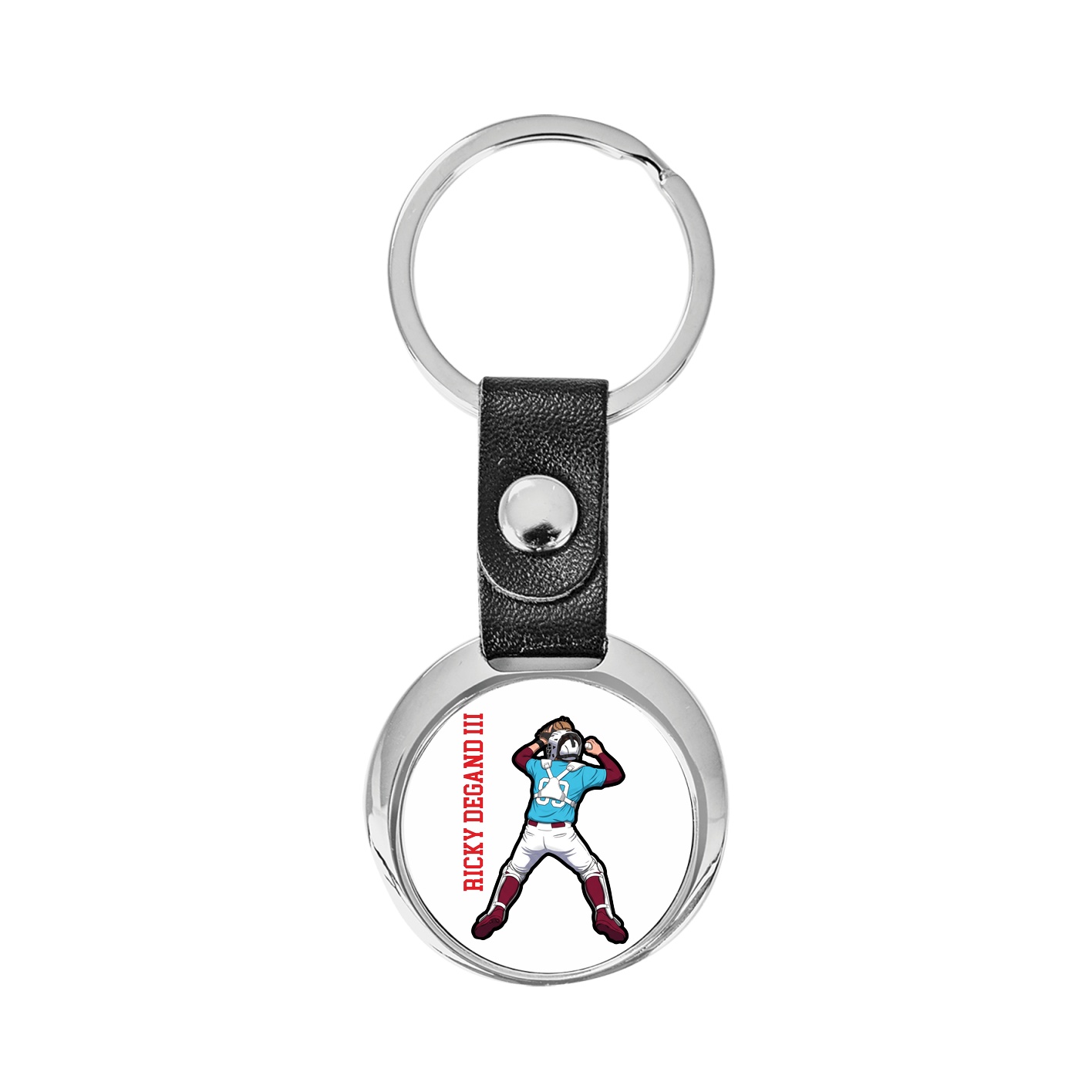 Key Chain — Name Vertical in Classic