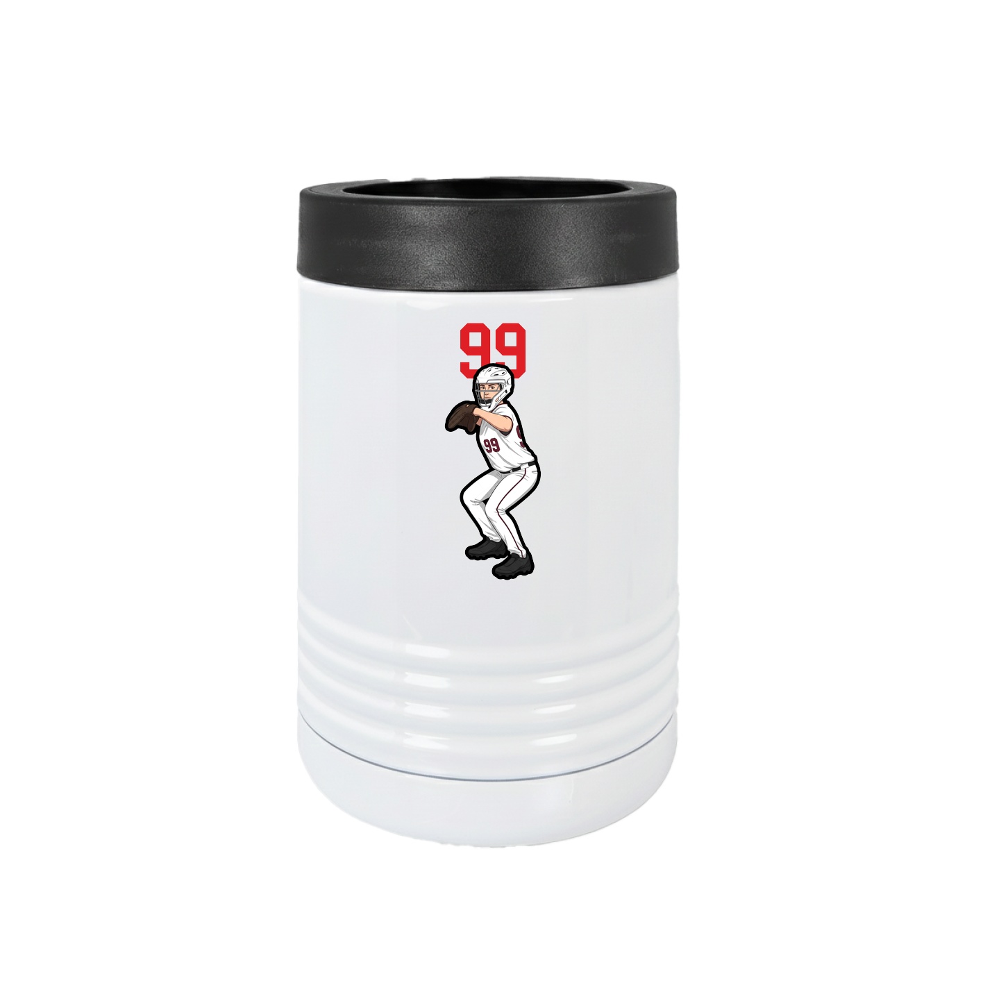 Beverage Holder — Number Top in White