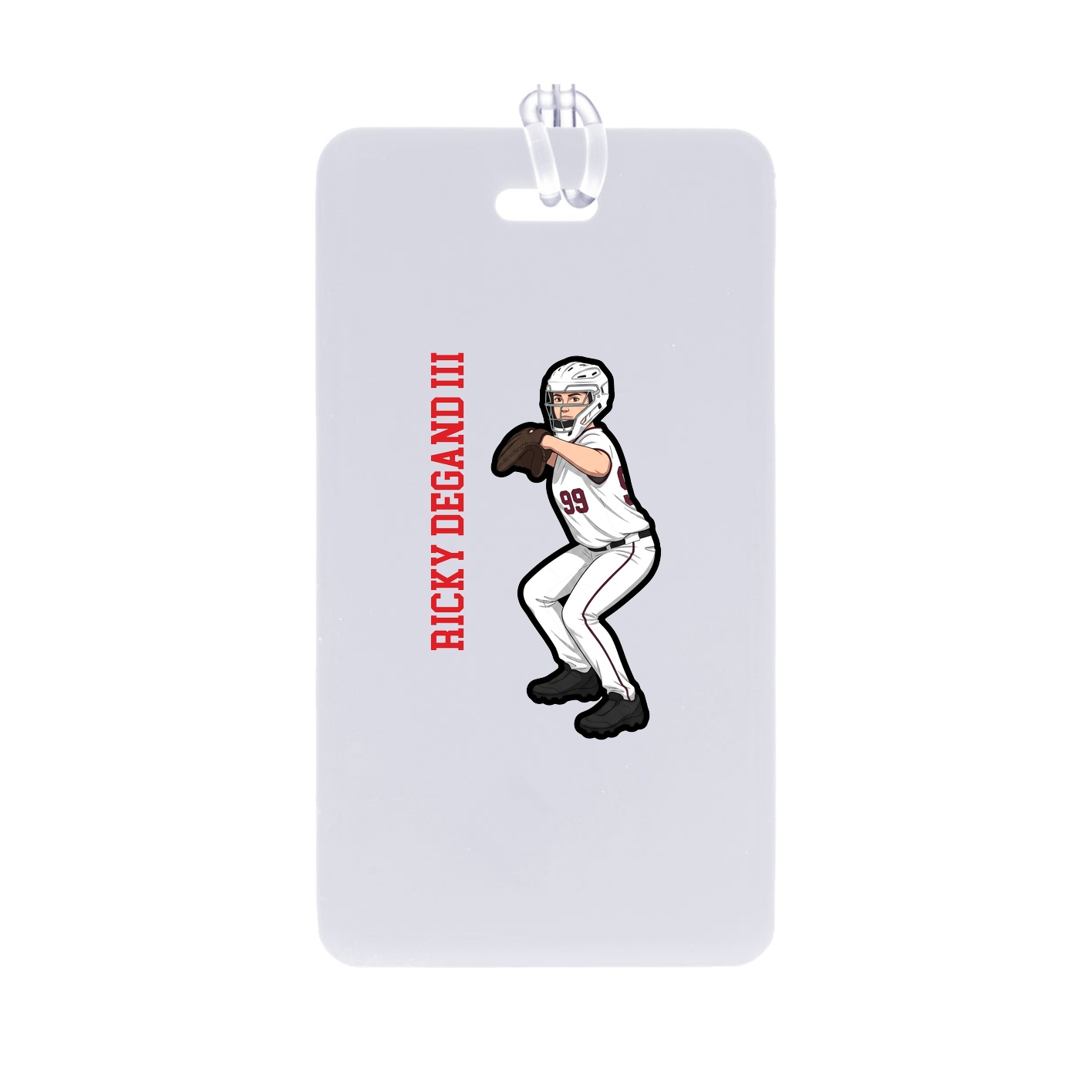Bag Tag — Name Vertical in Classic