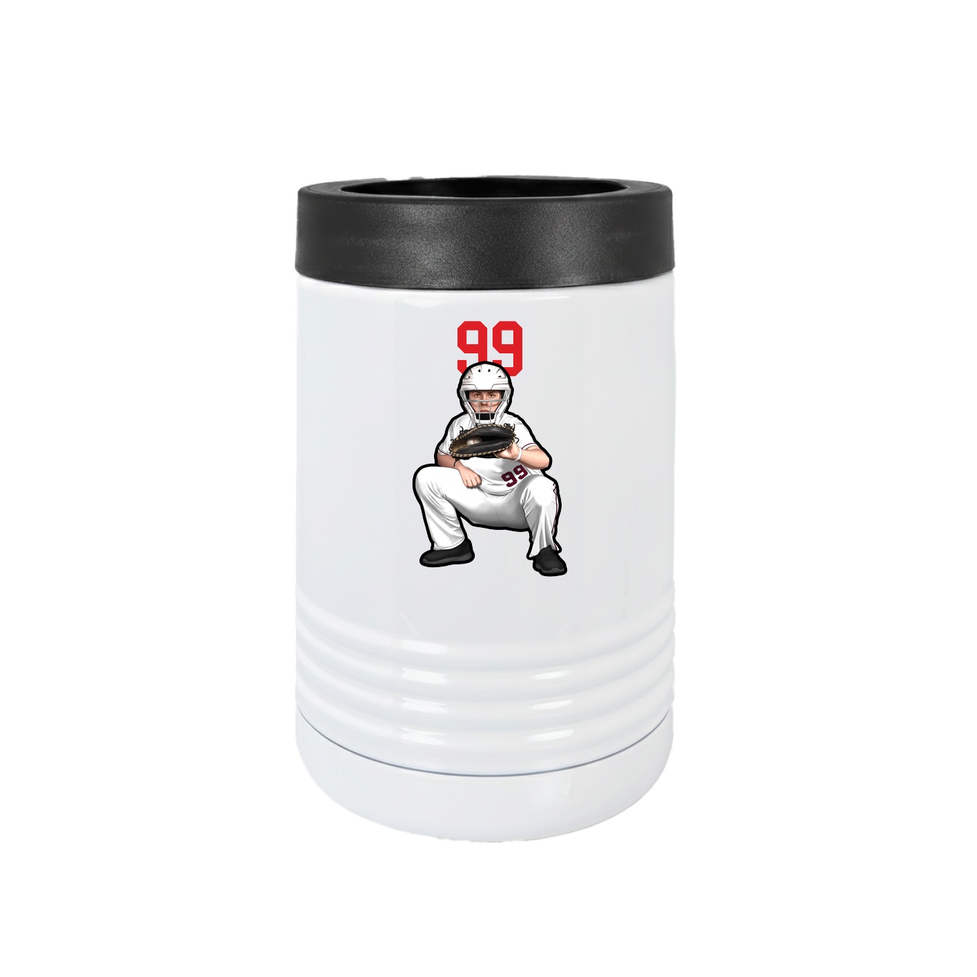 Beverage Holder — Number Top in White