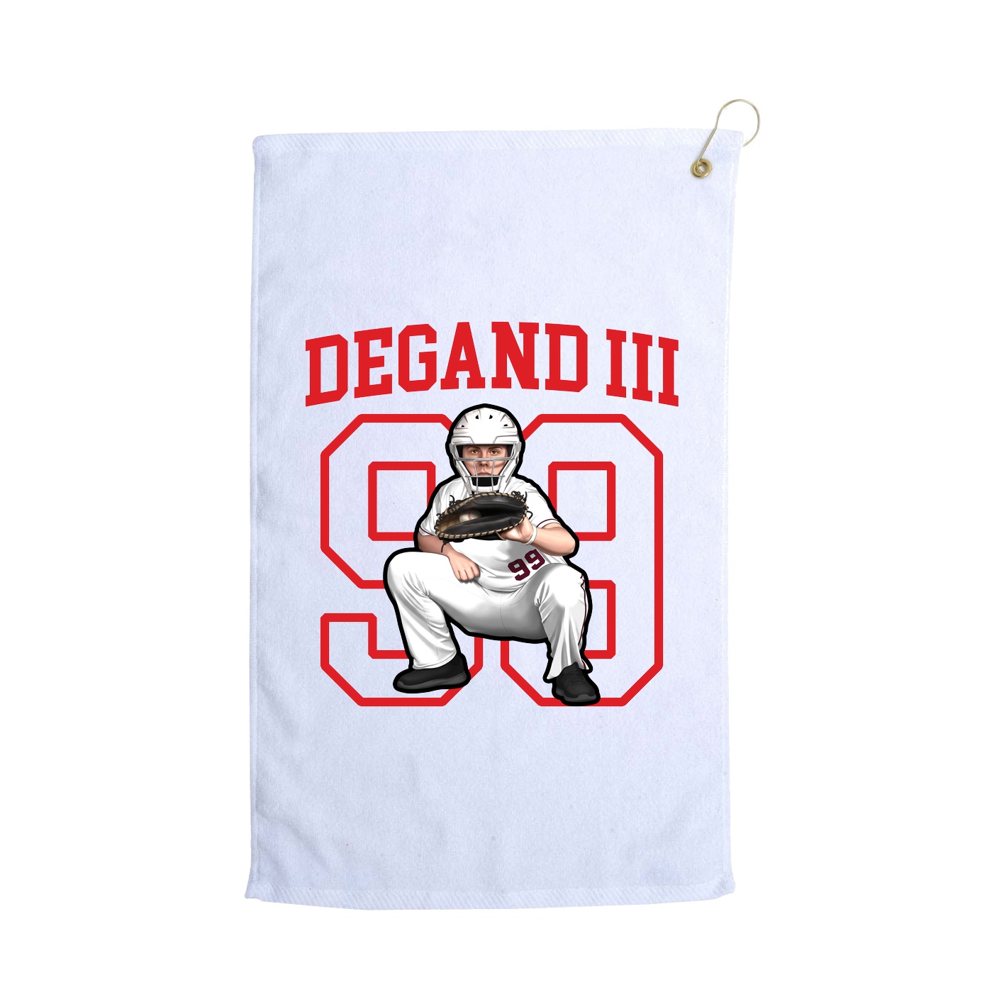 Golf Towel — Shirsey in White