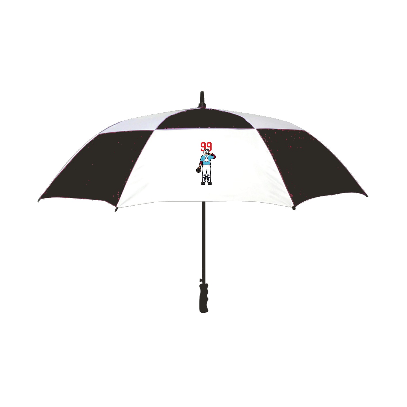 Golf Umbrella — Number Top in Black