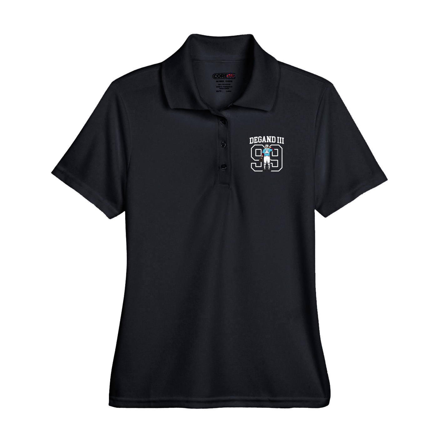 Performance Polo — Shirsey in Black