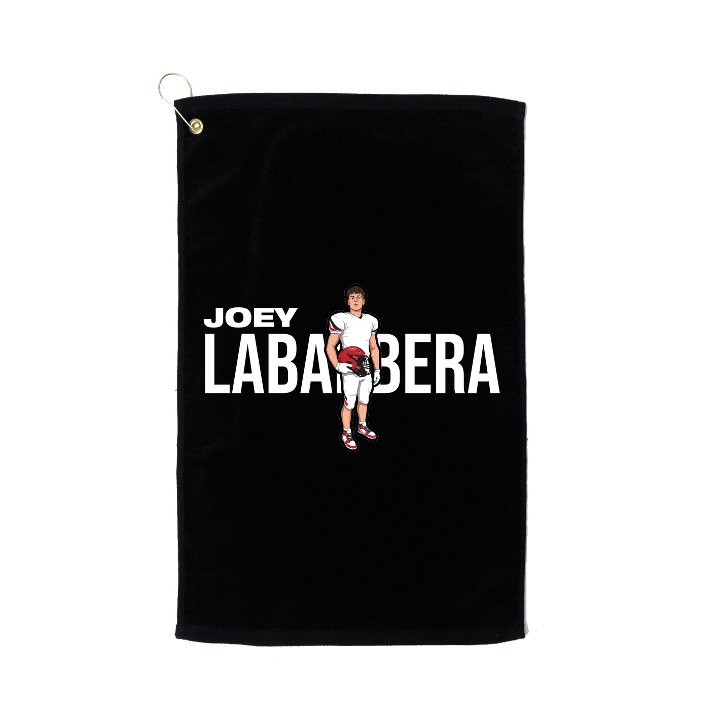 Golf Towel — Player Name in Black