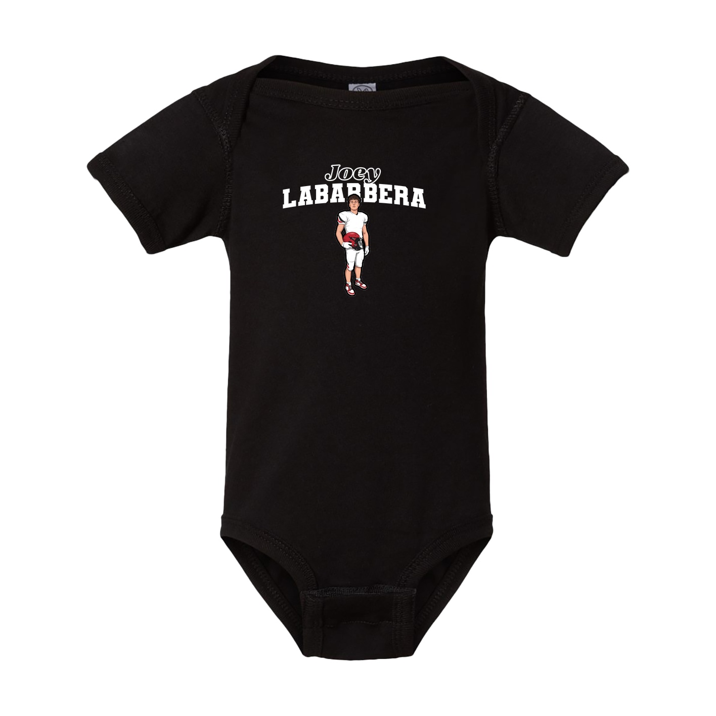 Baby Onesie — Name Arch in Black