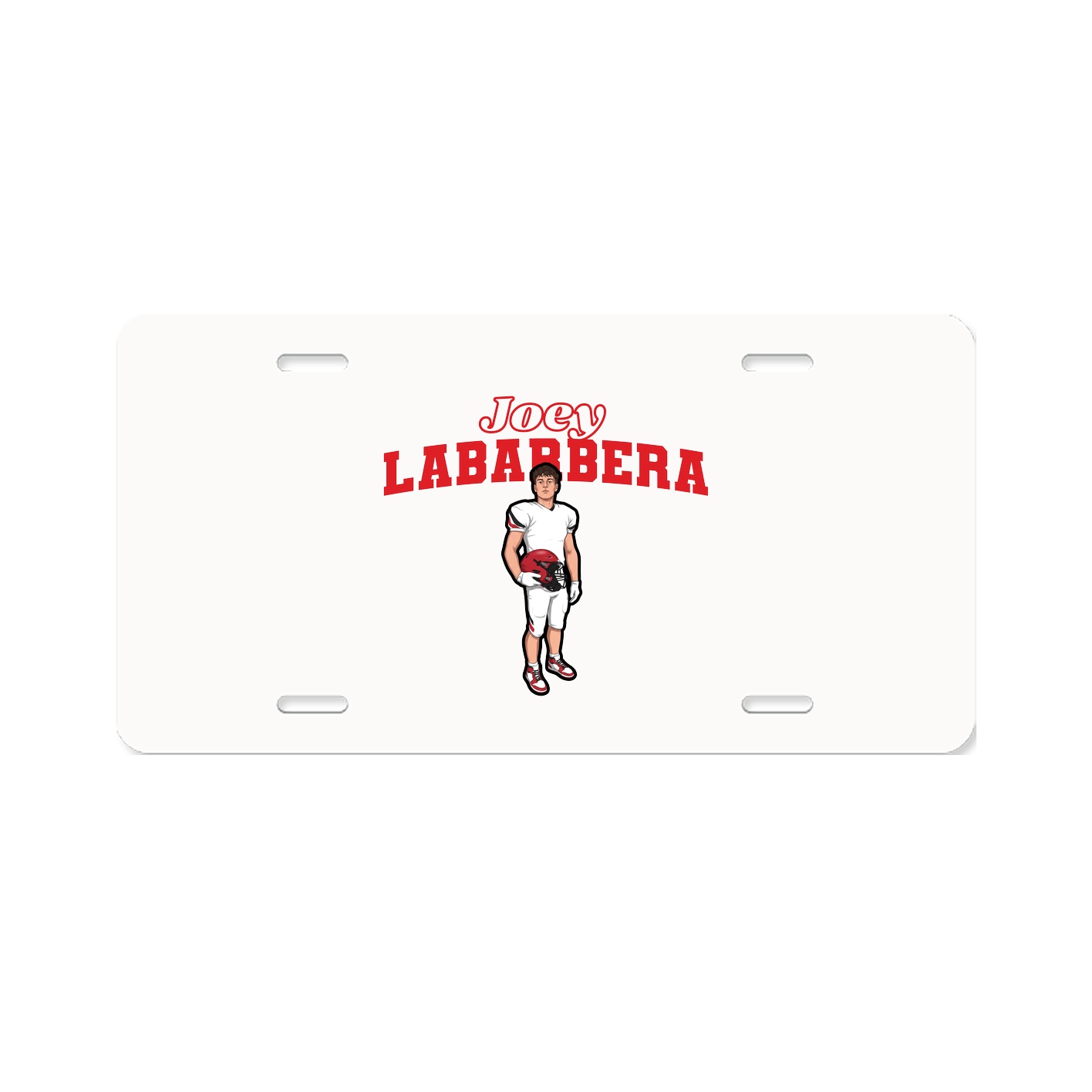 License Plate — Name Arch in Classic