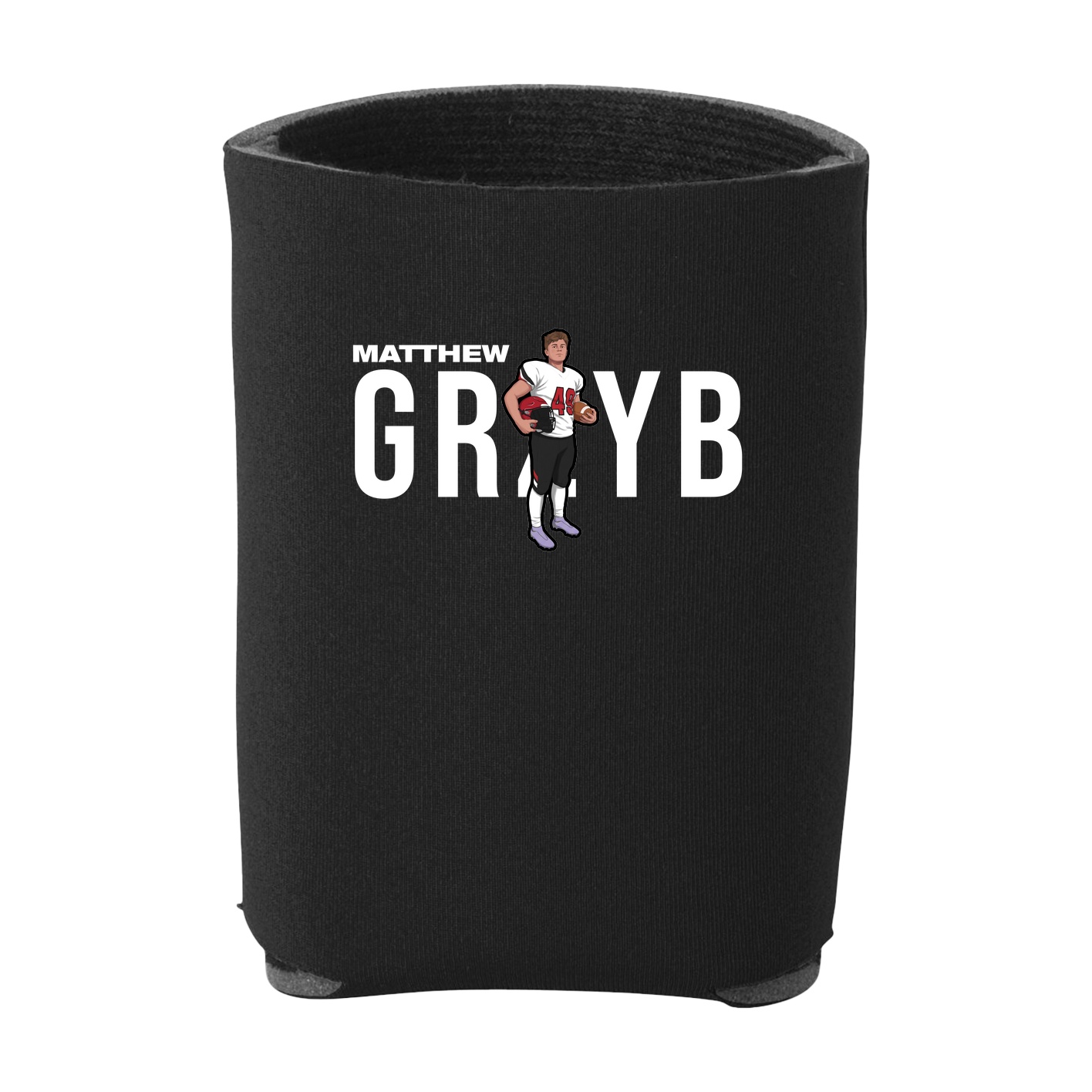 Can Holder — Player Name in Black