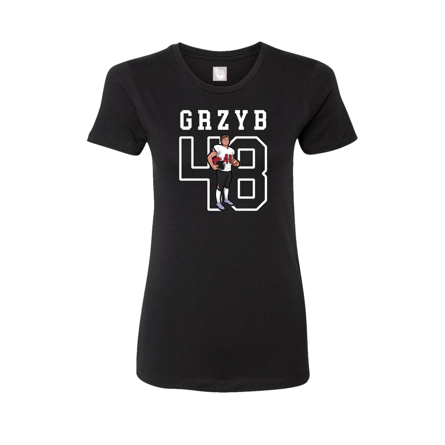 Fitted Women's Tee — Shirsey in Black