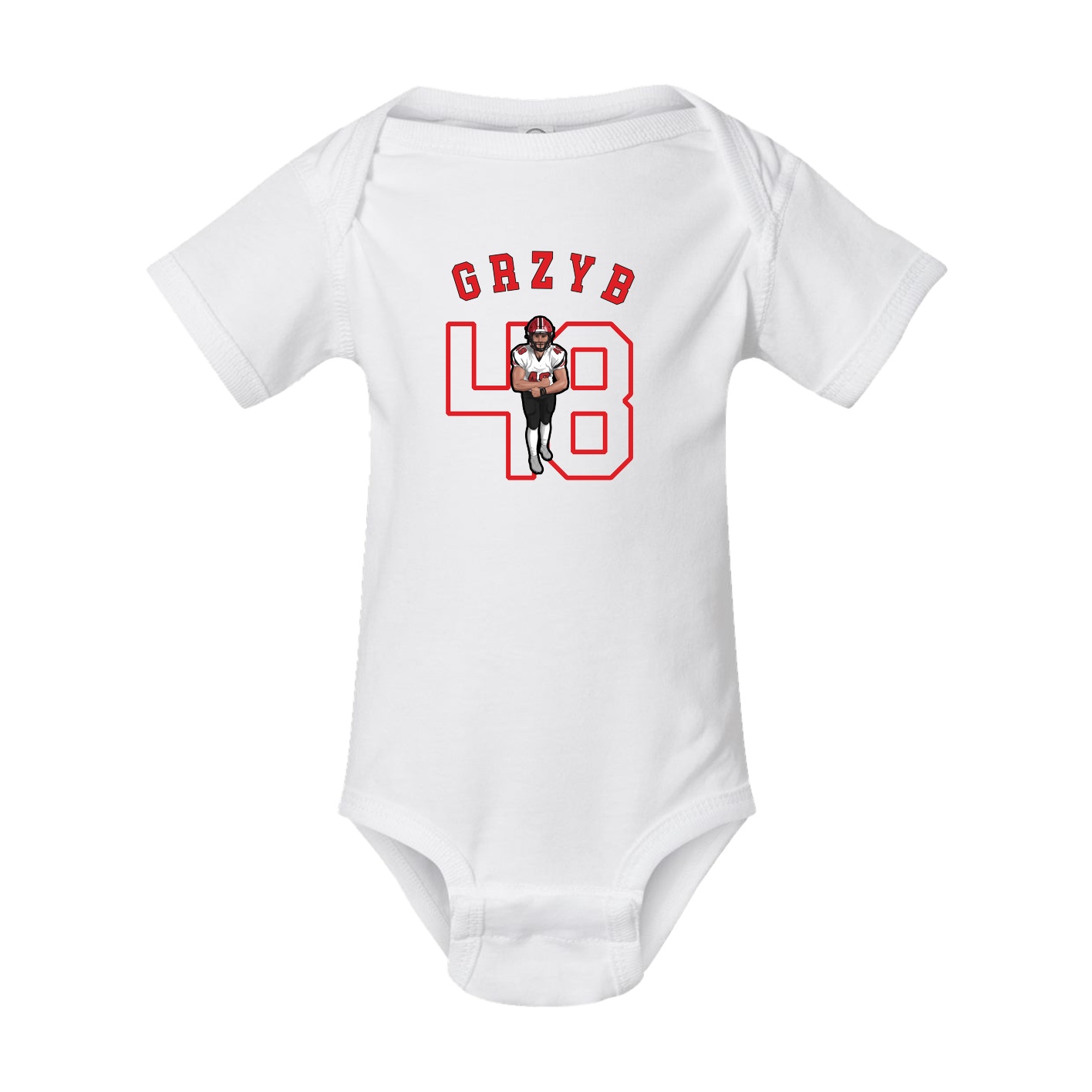 Baby Onesie — Shirsey Arch in White