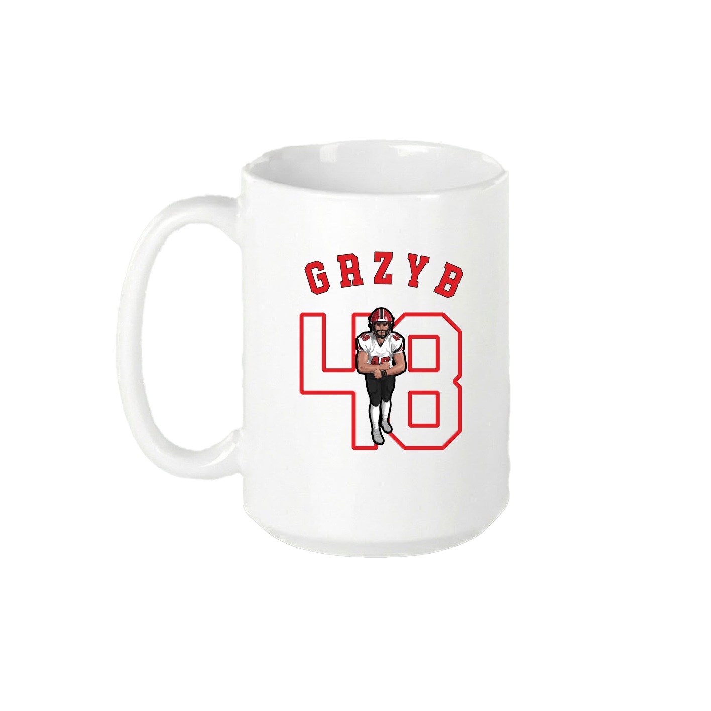 15oz Coffee Mug — Shirsey Arch in White