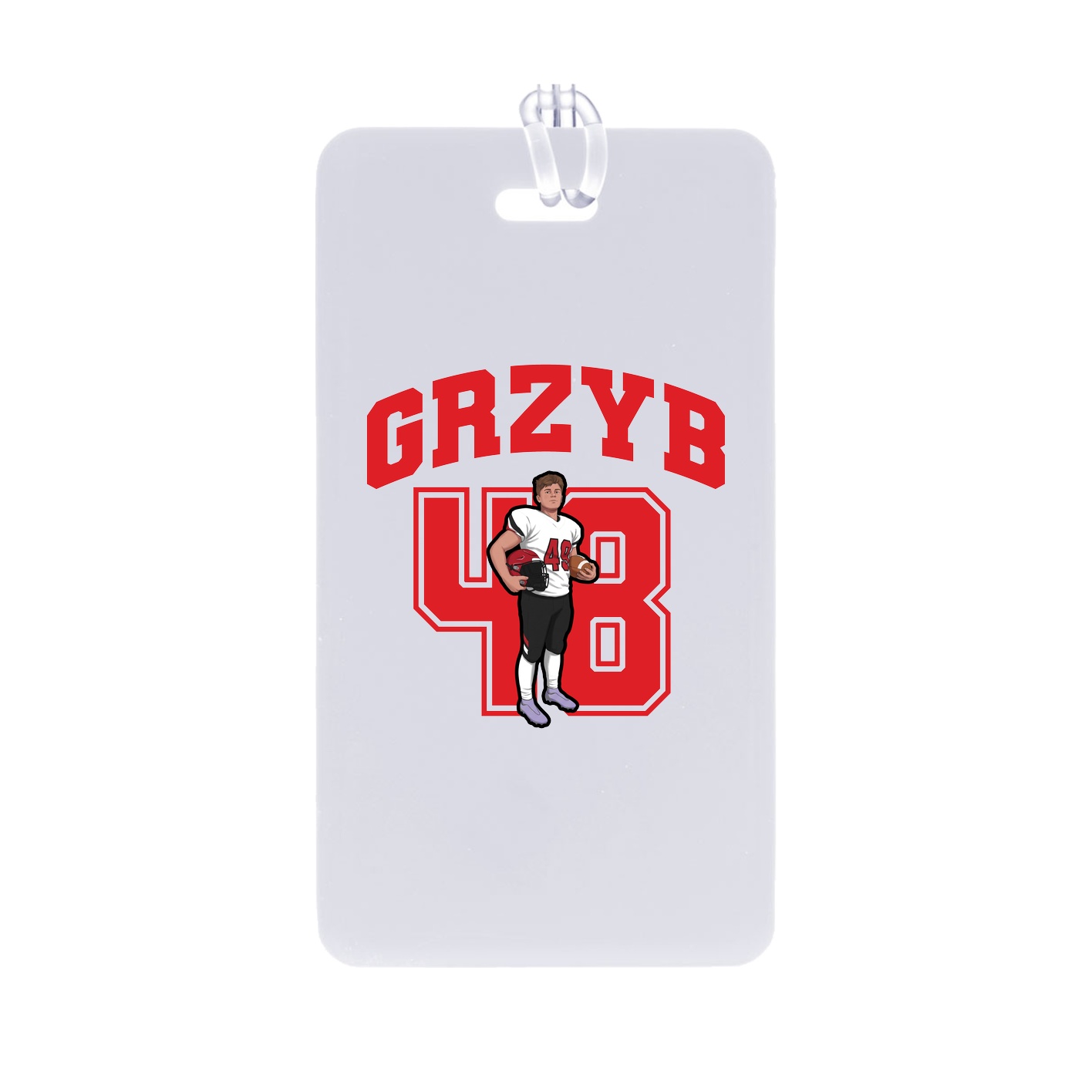 Bag Tag — Number in Classic