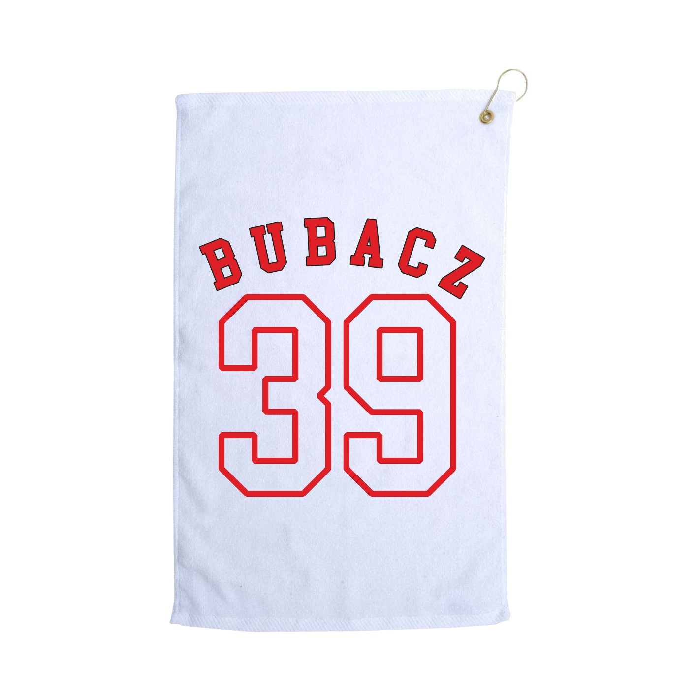 Golf Towel — Shirsey Arch in White