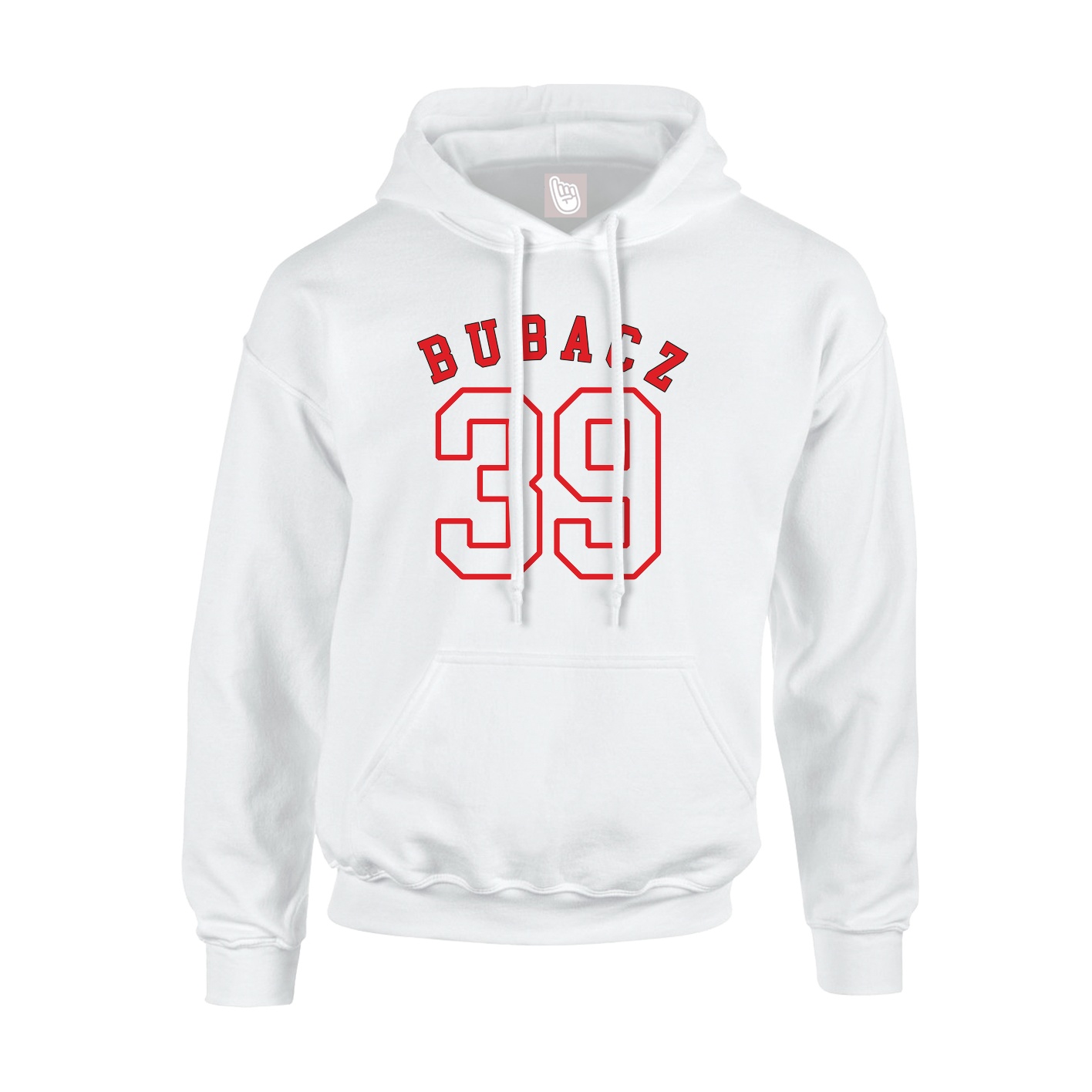 Youth Hoodie — Shirsey Arch in White