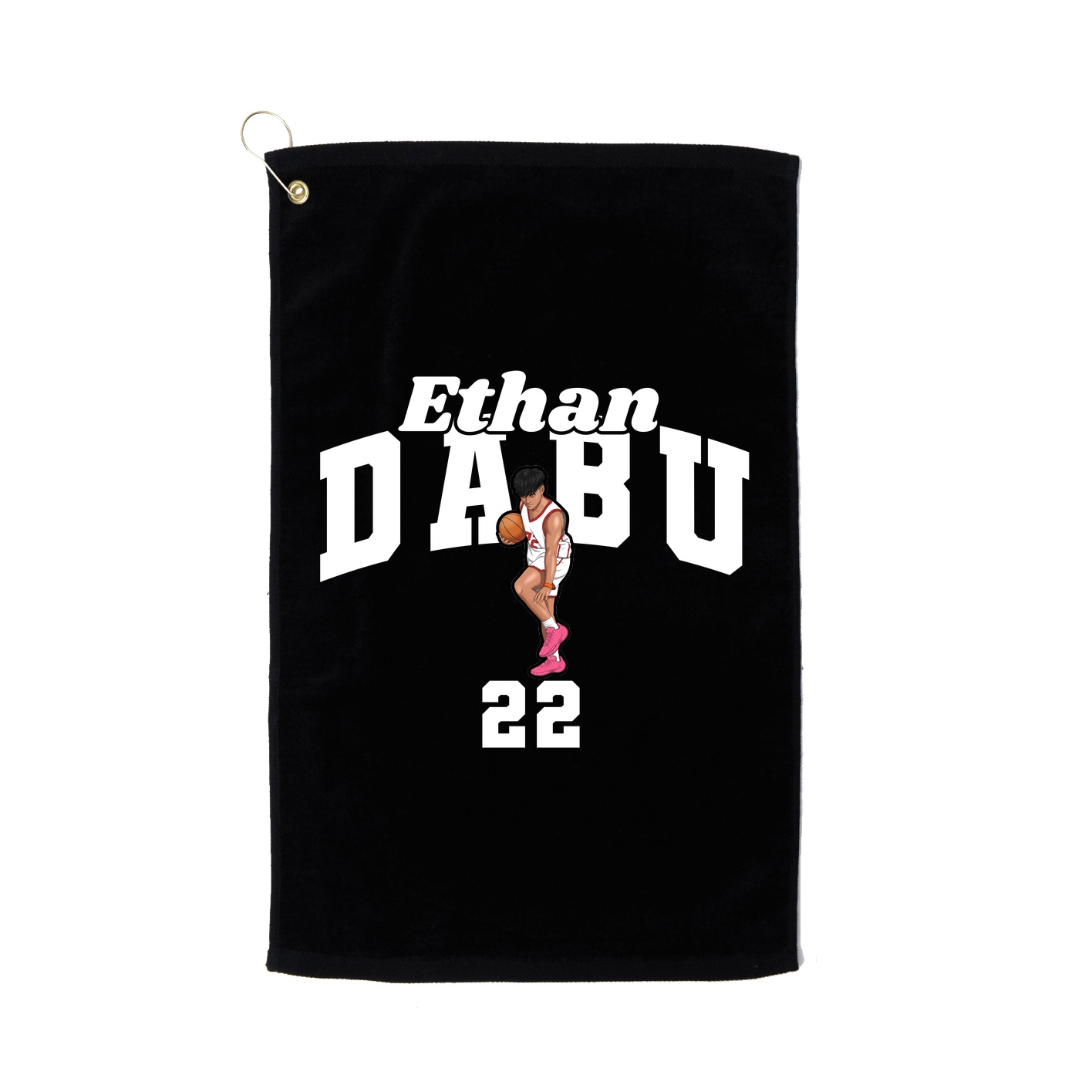 Golf Towel — Signature Arch in Black