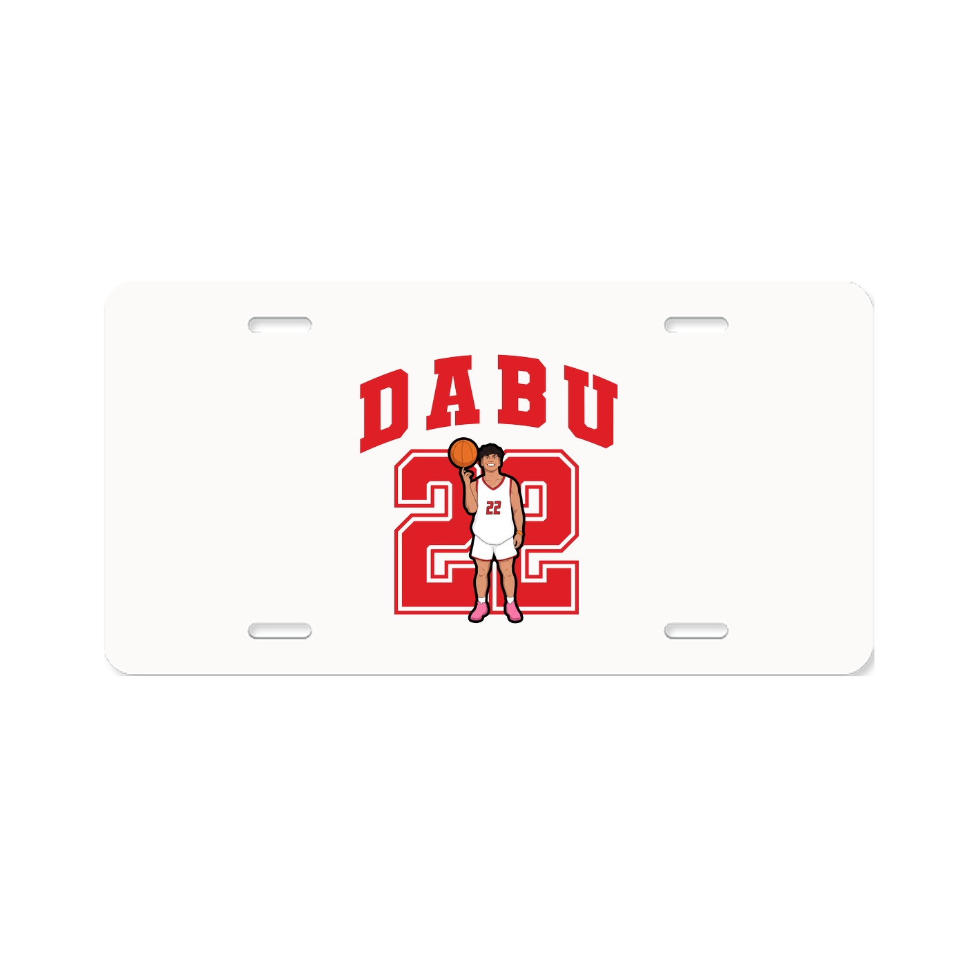 License Plate — Number in Classic