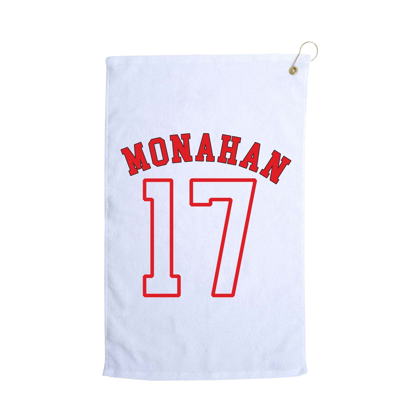 Golf Towel — Shirsey Arch in White