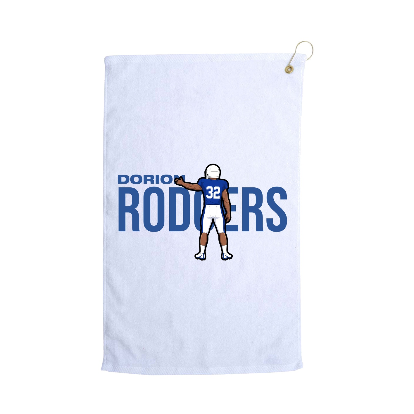 Golf Towel — Player Name in White