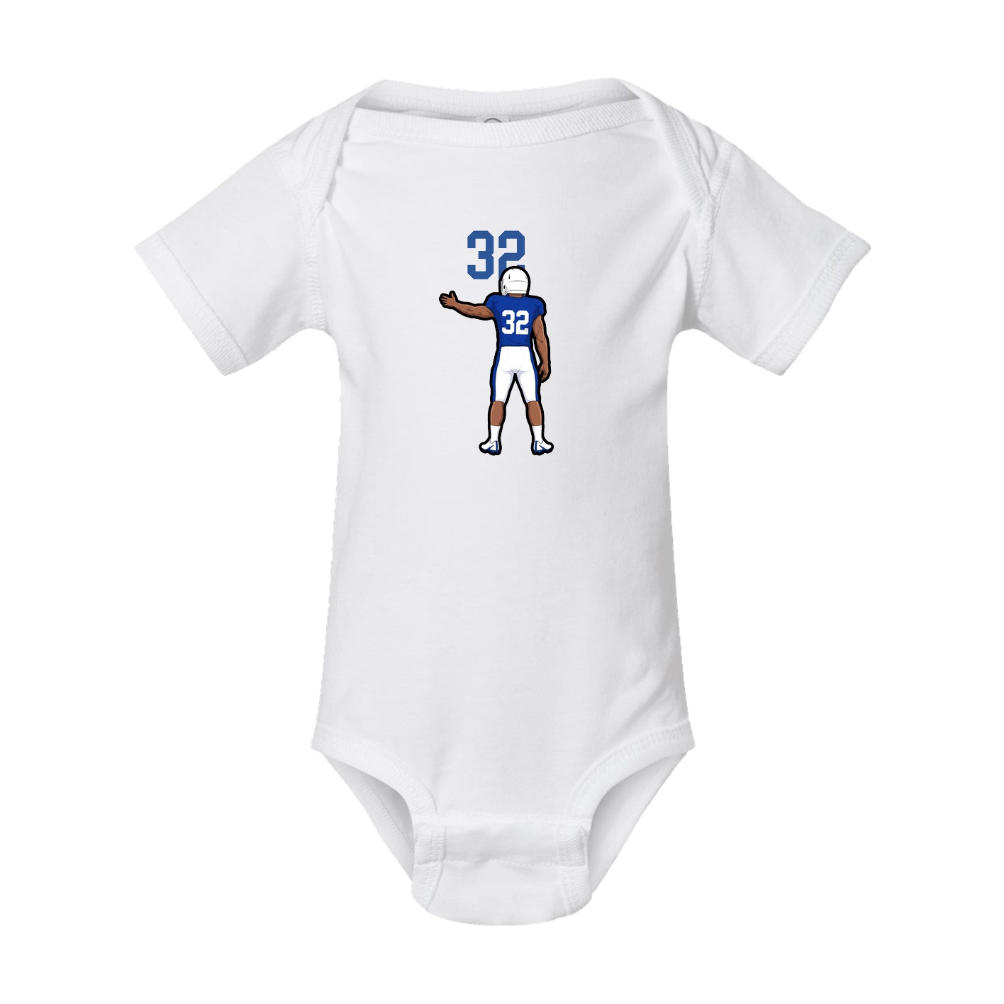Baby Onesie — Number Top in White