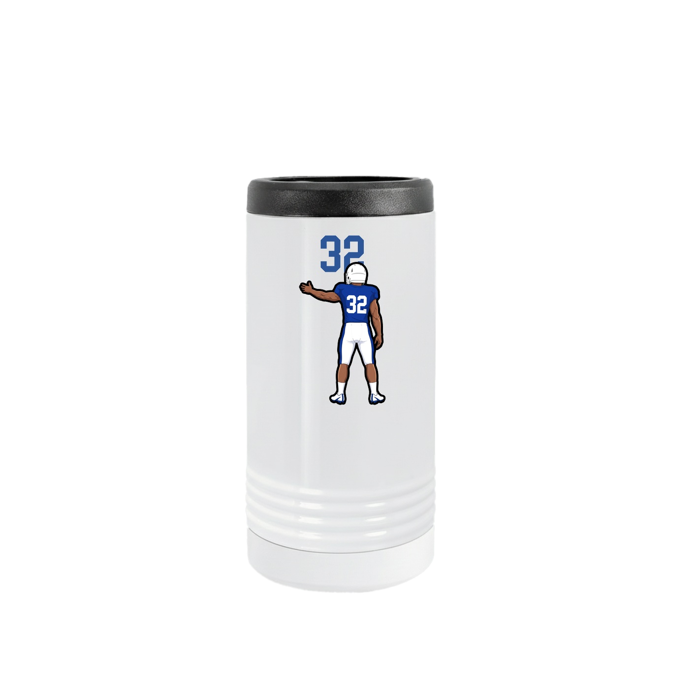 Slim Beverage Holder — Number Top in White