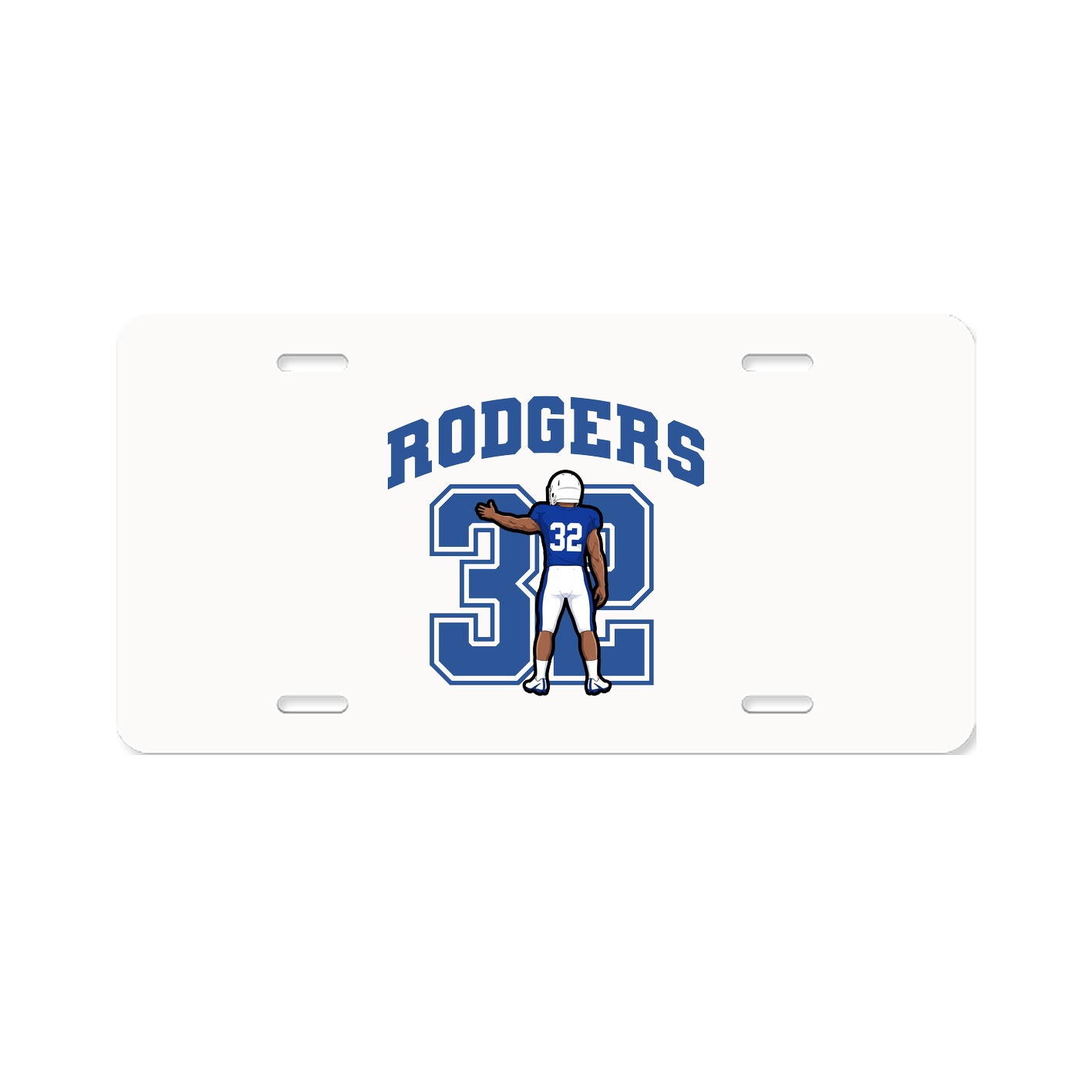 License Plate — Number in Classic
