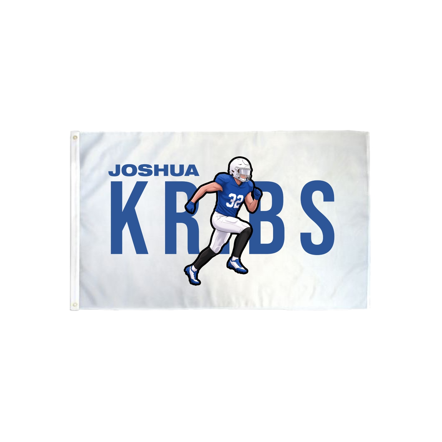 3x5 Flag — Player Name in Classic
