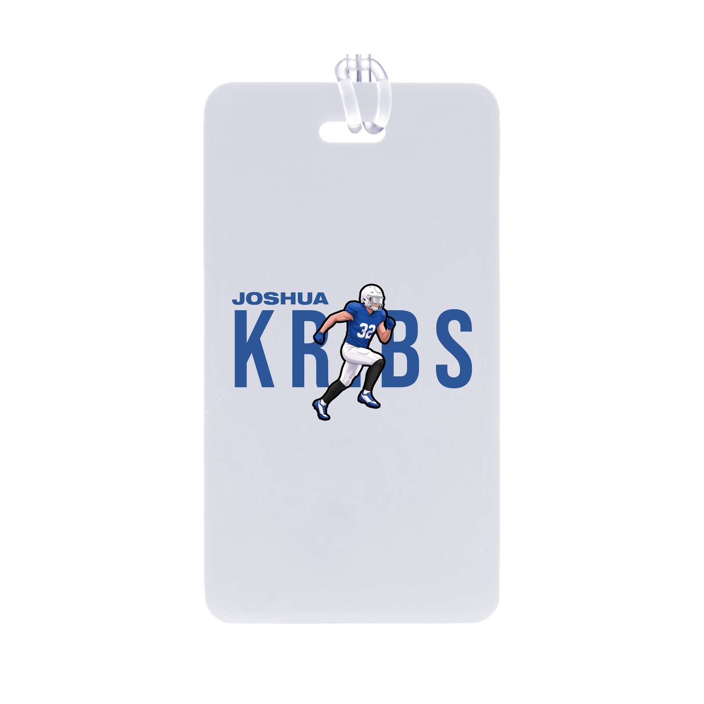 Bag Tag — Player Name in Classic