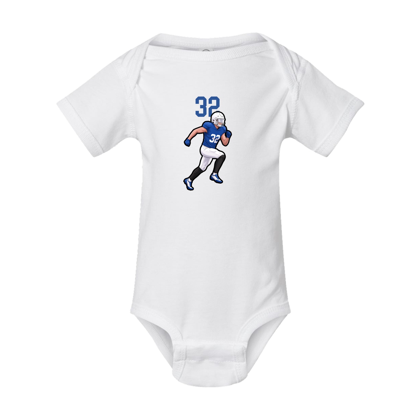 Baby Onesie — Number Top in White