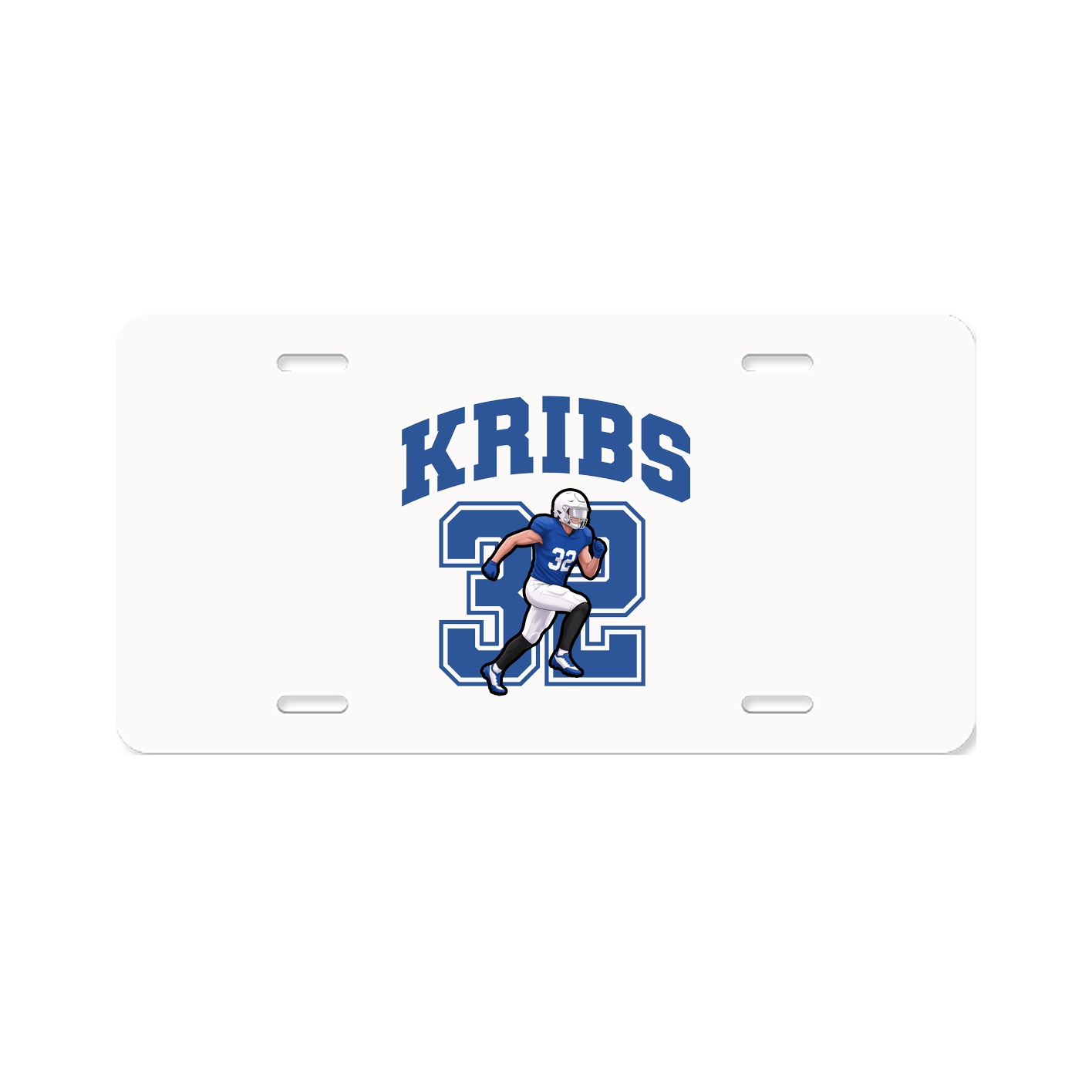 License Plate — Number in Classic