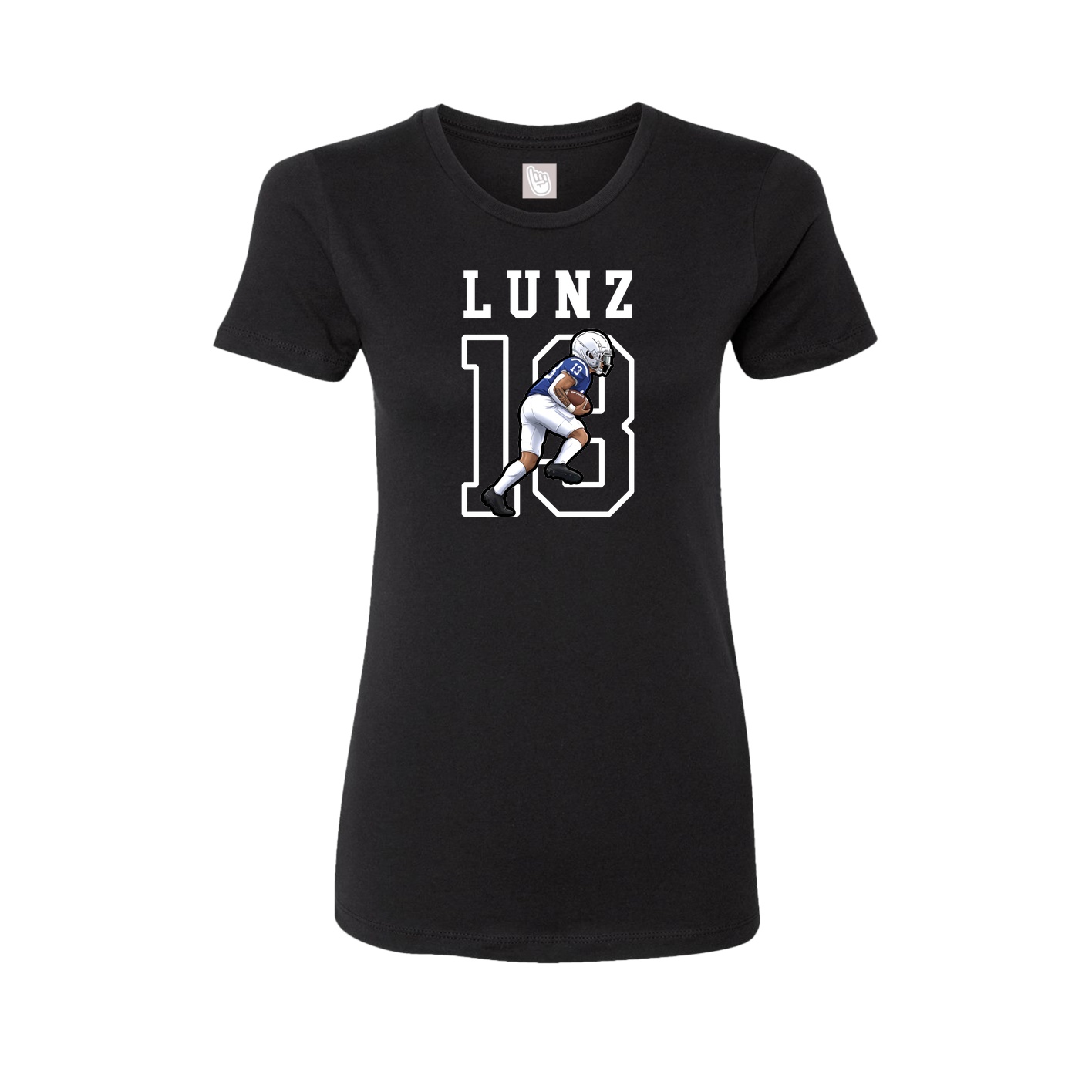 Fitted Women's Tee — Shirsey in Black