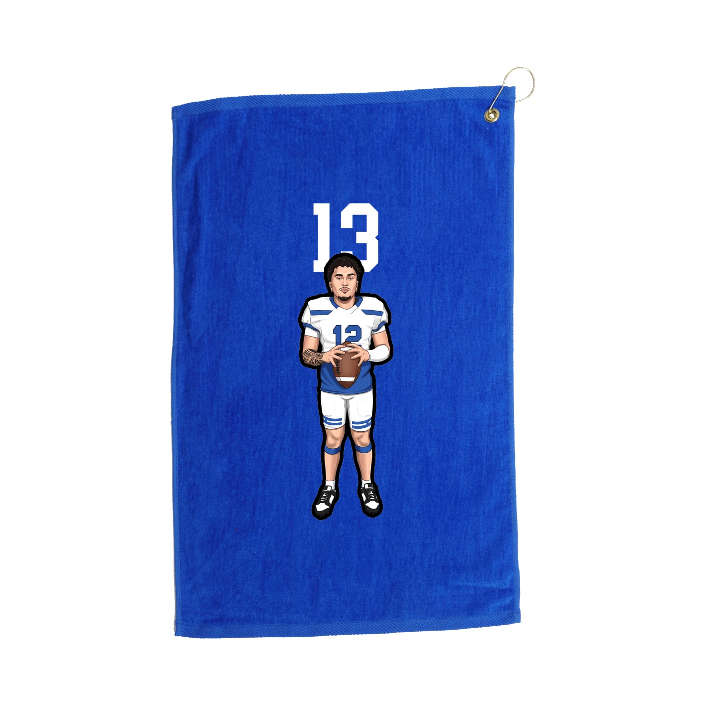 Golf Towel — Number Top in Royal