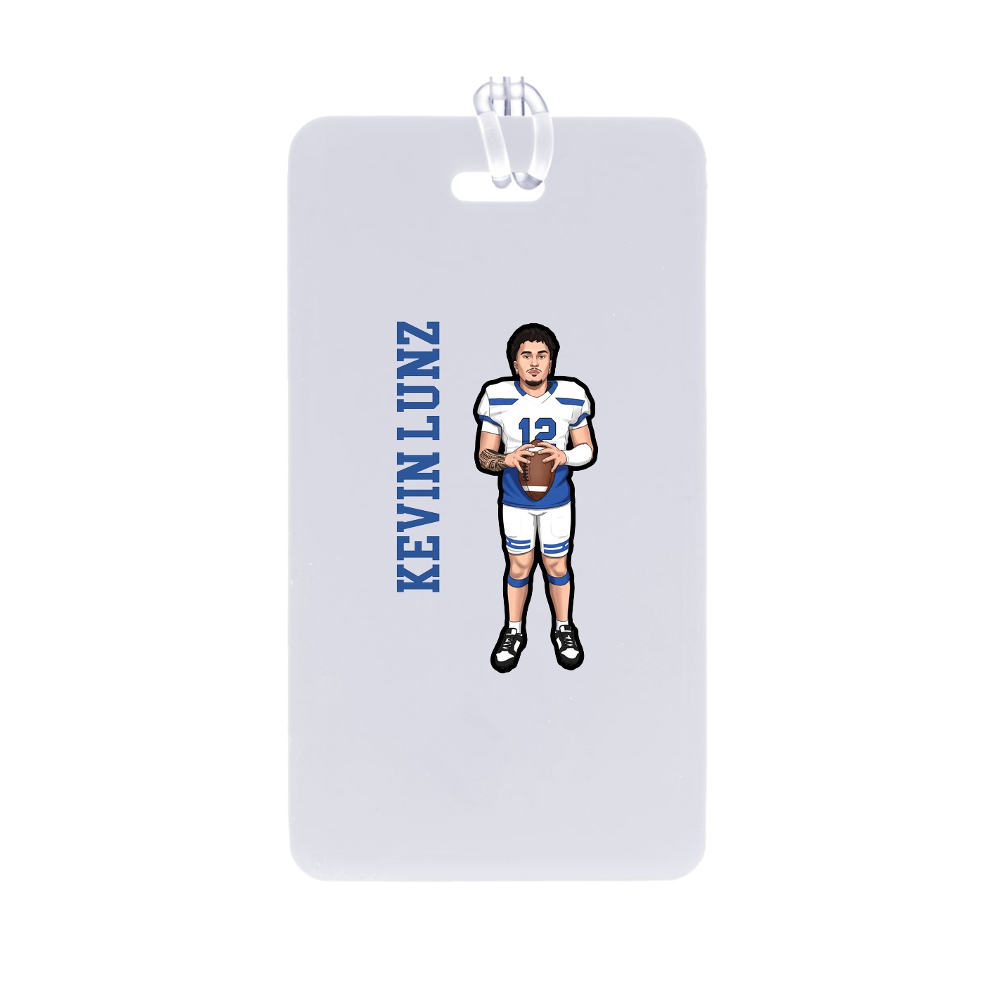 Bag Tag — Name Vertical in Classic
