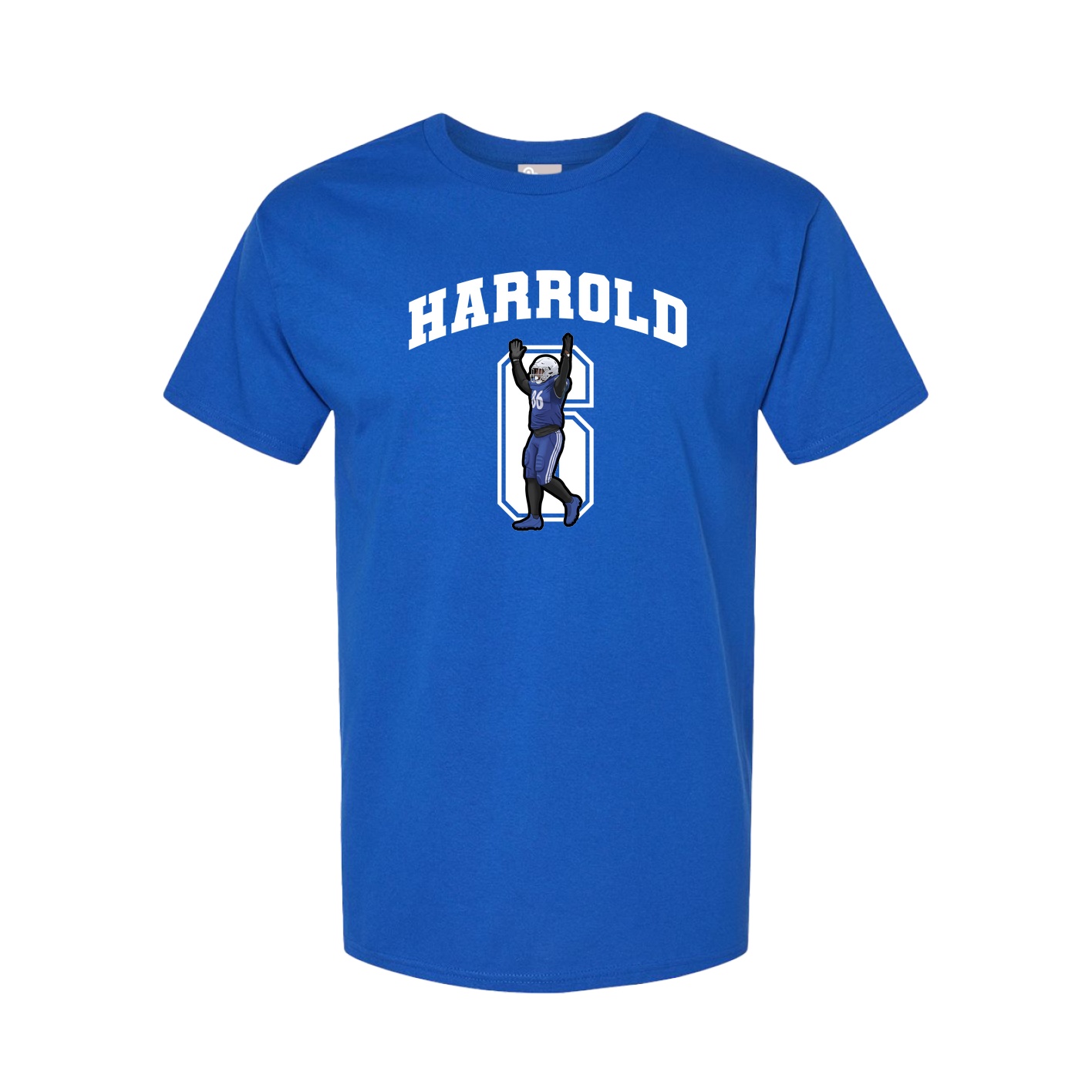 Youth Tee — Number in Royal