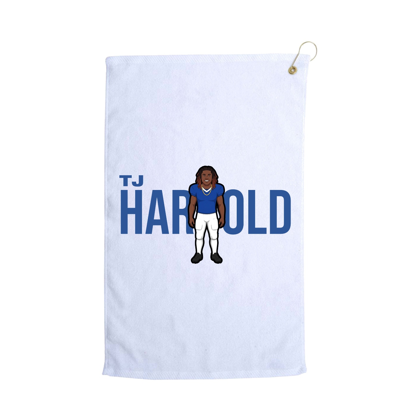 Golf Towel — Player Name in White