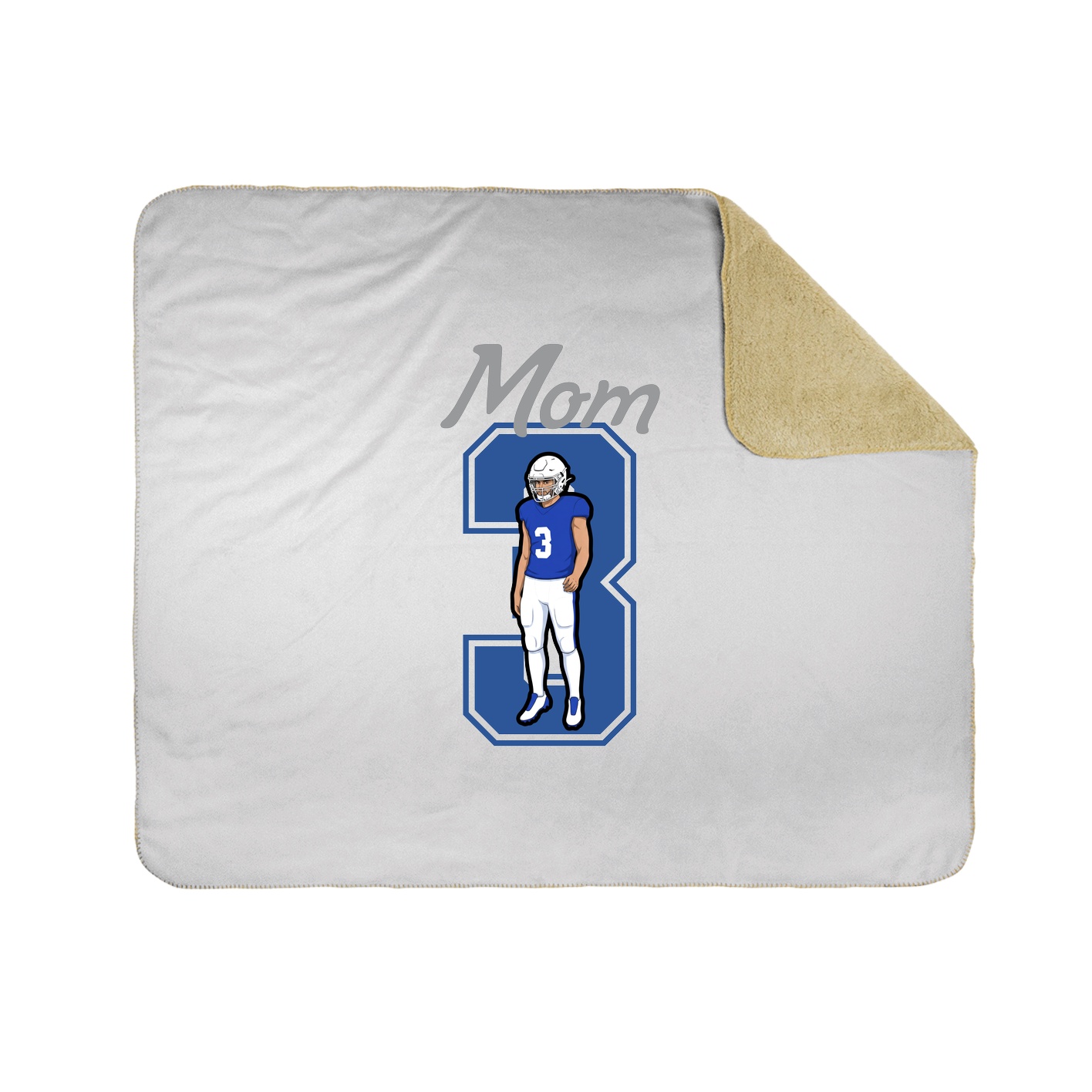 Throw Blanket — Mothers Day Shirsey in White