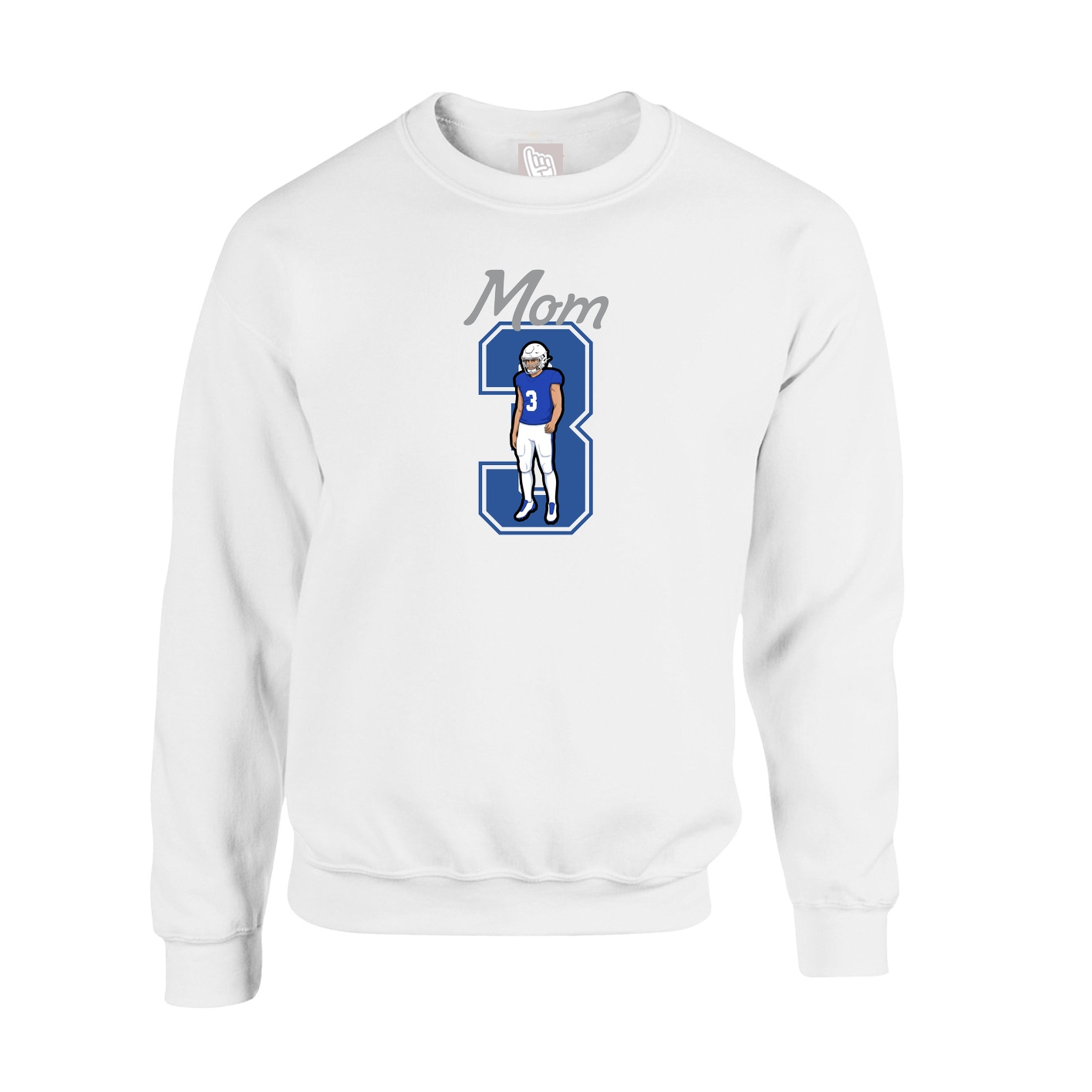 Fleece Crew — Mothers Day Shirsey in White