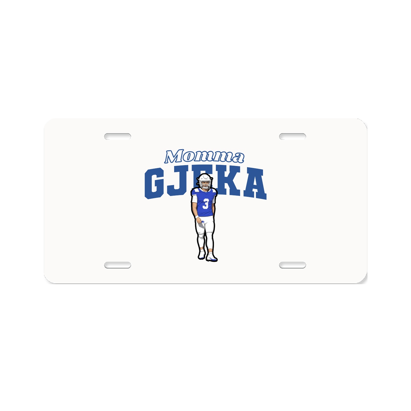 License Plate — Mothers Day Block in Classic