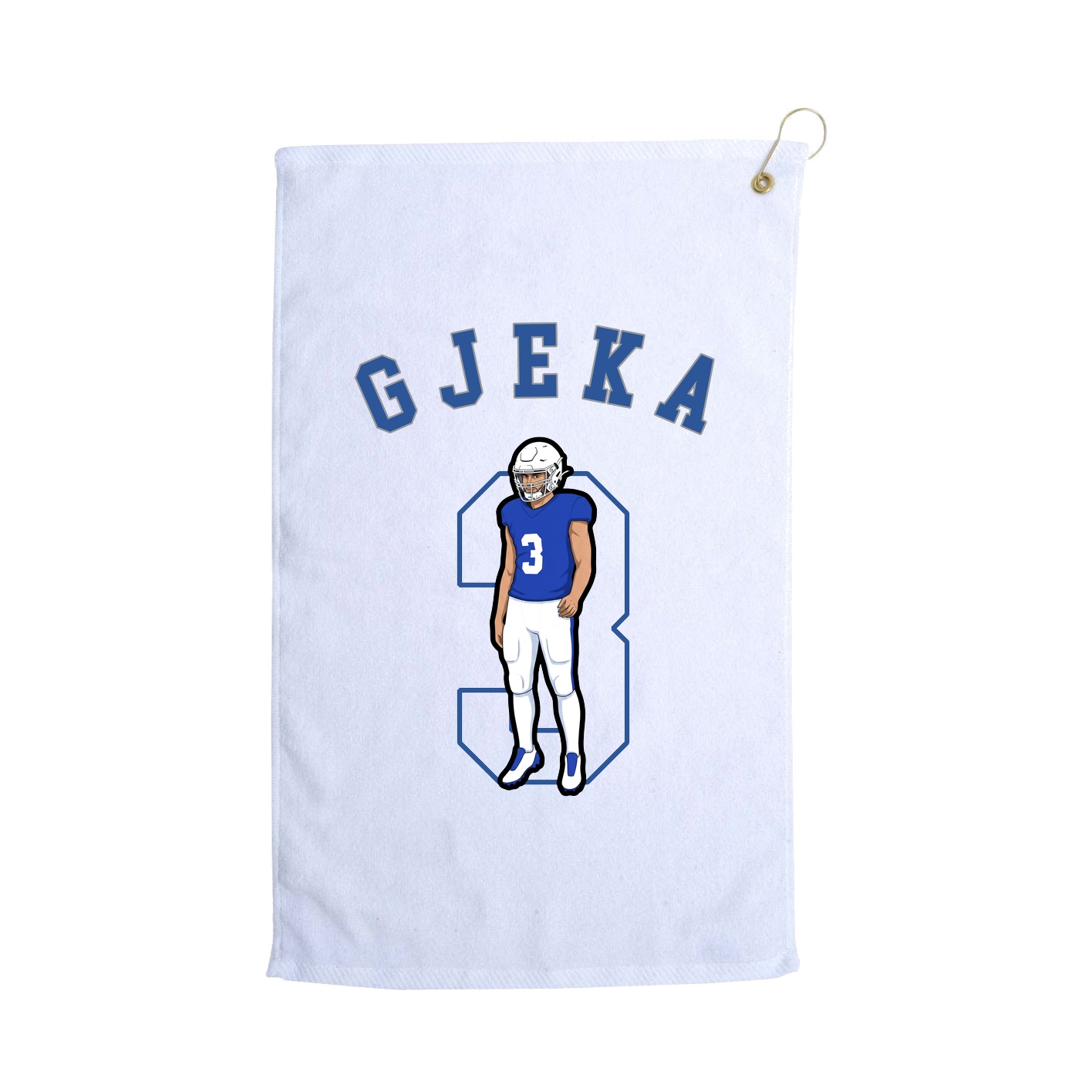 Golf Towel — Shirsey Arch in White