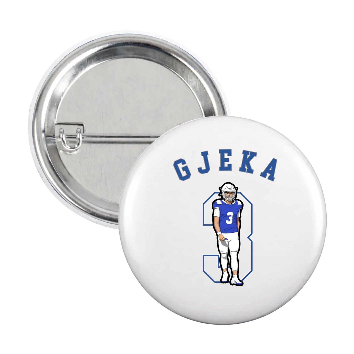 Game Day Button — Shirsey Arch in White