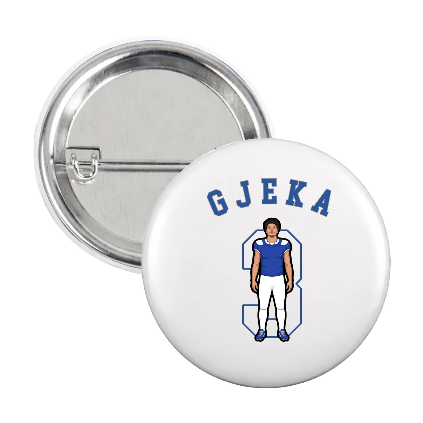 Game Day Button — Shirsey Arch in White