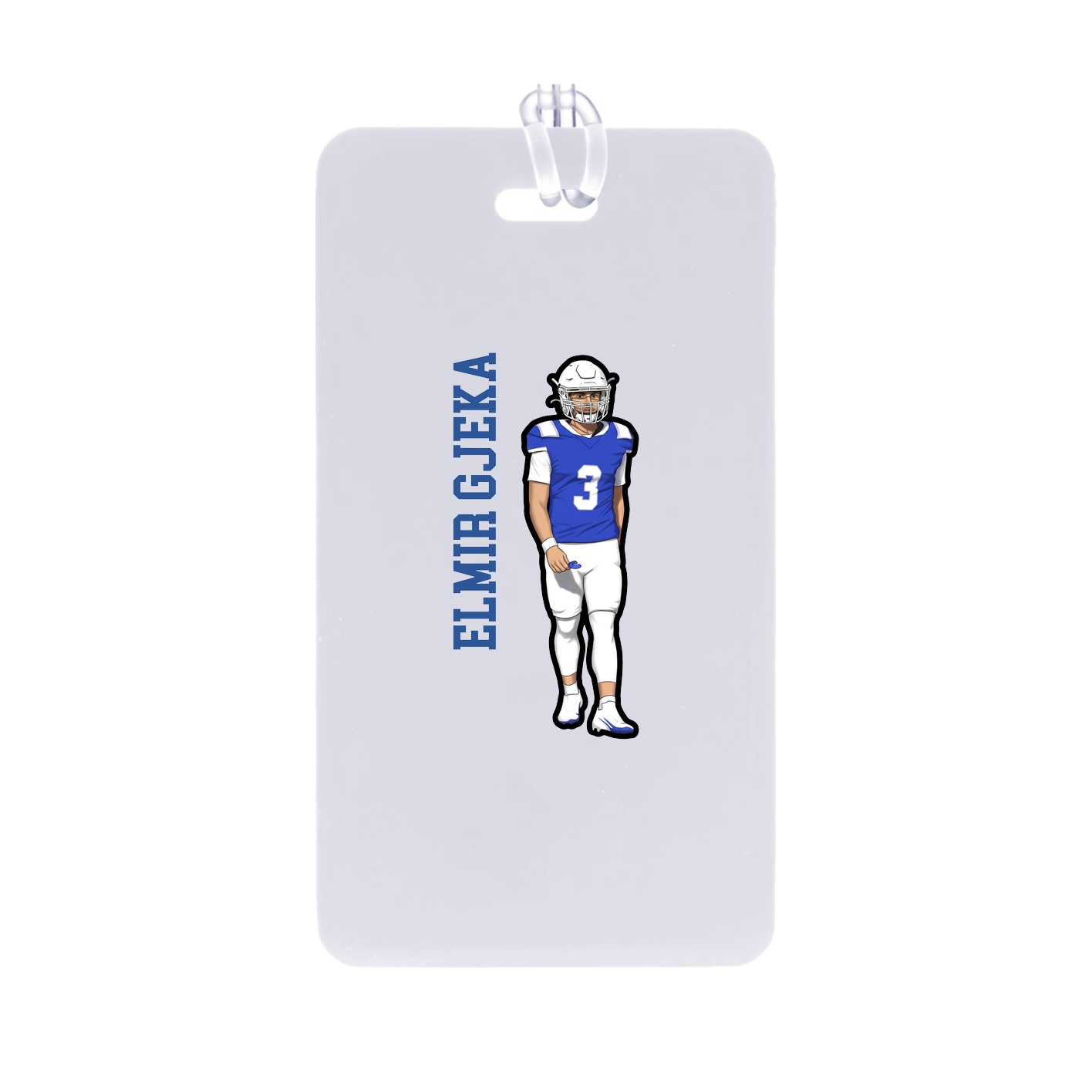 Bag Tag — Name Vertical in Classic