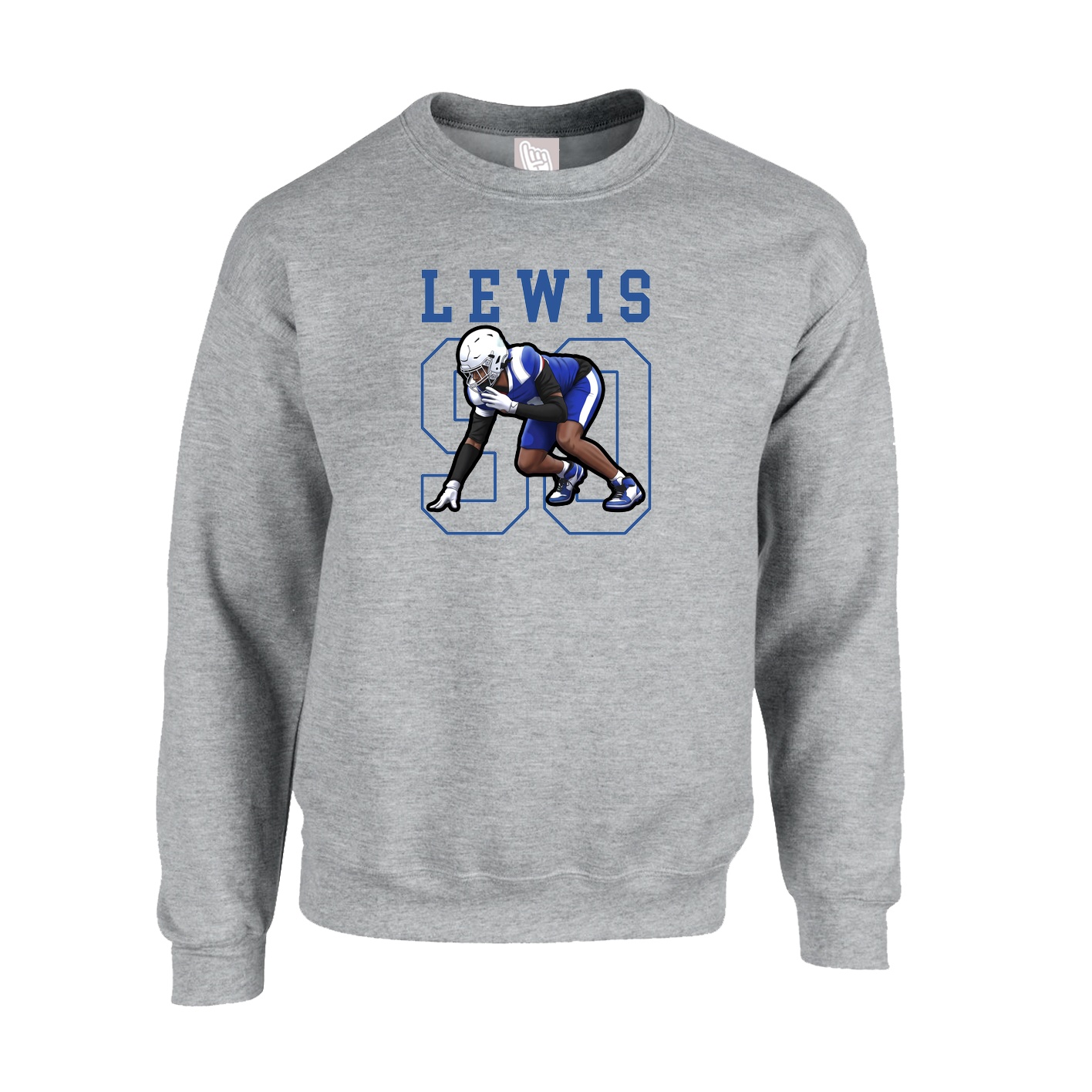 Fleece Crew — Shirsey in Grey