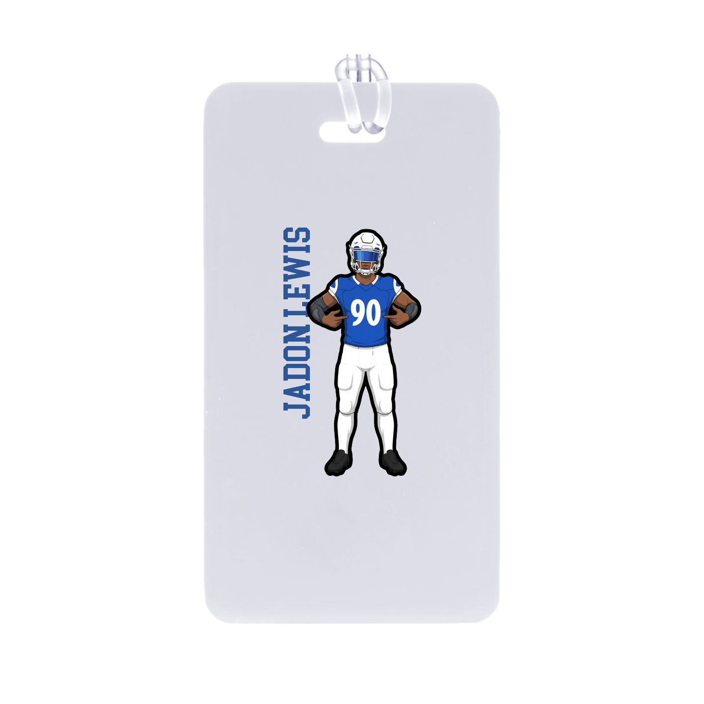 Bag Tag — Name Vertical in Classic