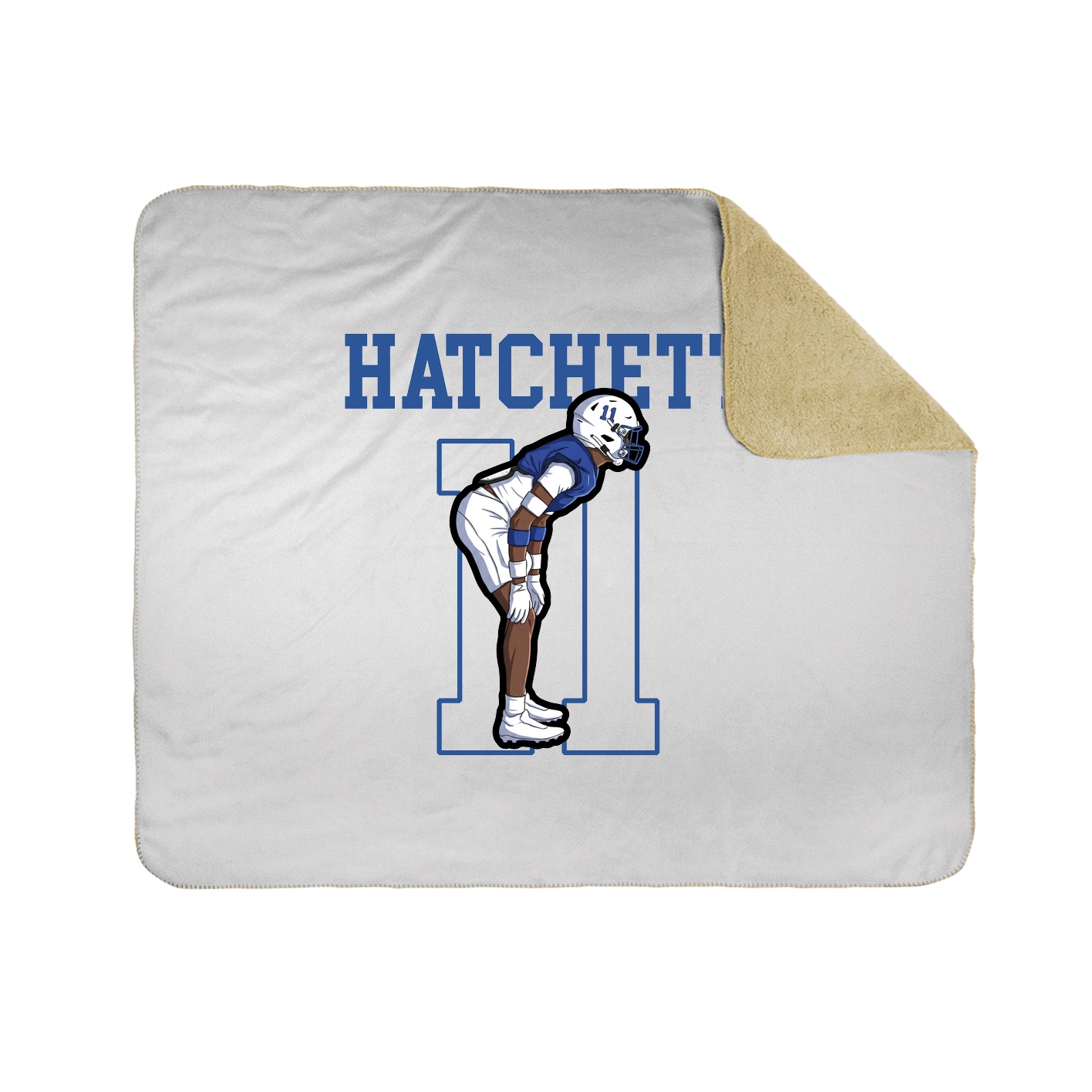 50x60 Sherpa Lined Throw Blanket